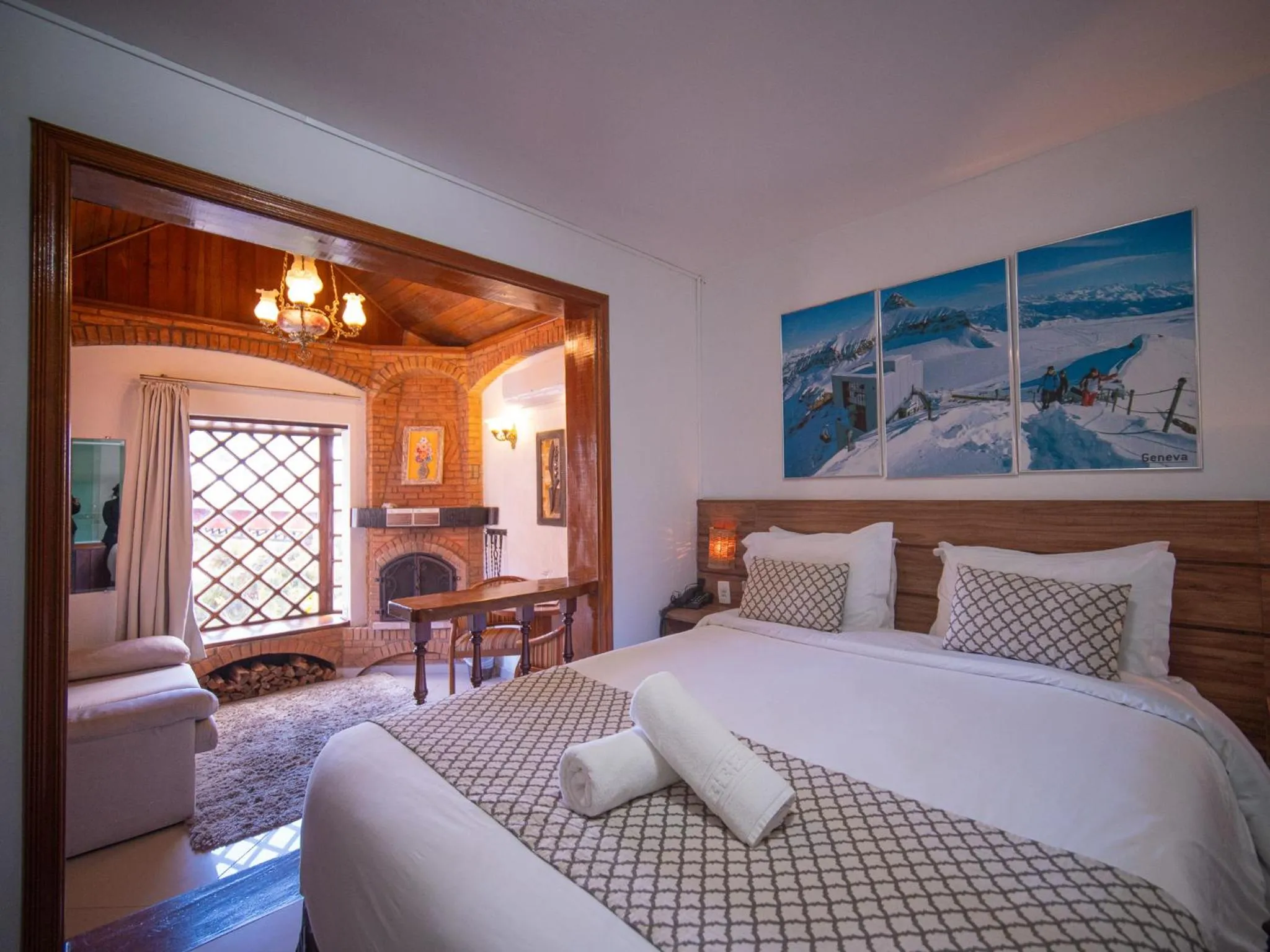 Bedroom, Bed in Pousada Suiça Mineira Centro