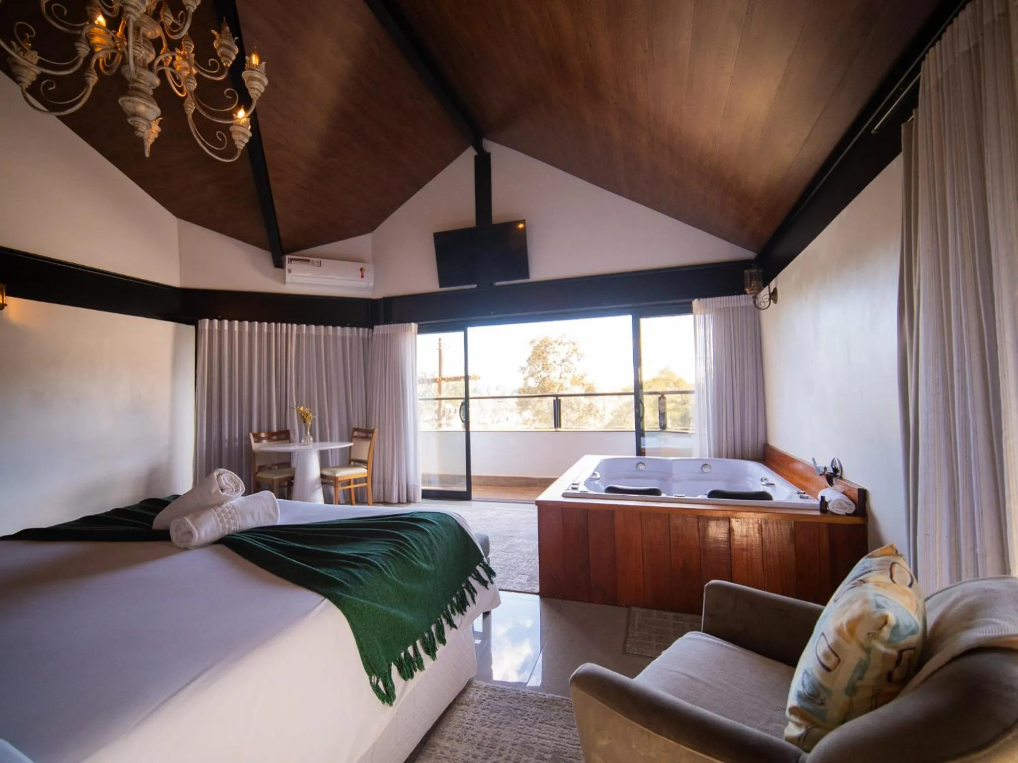 Bed in Pousada Suiça Mineira Centro