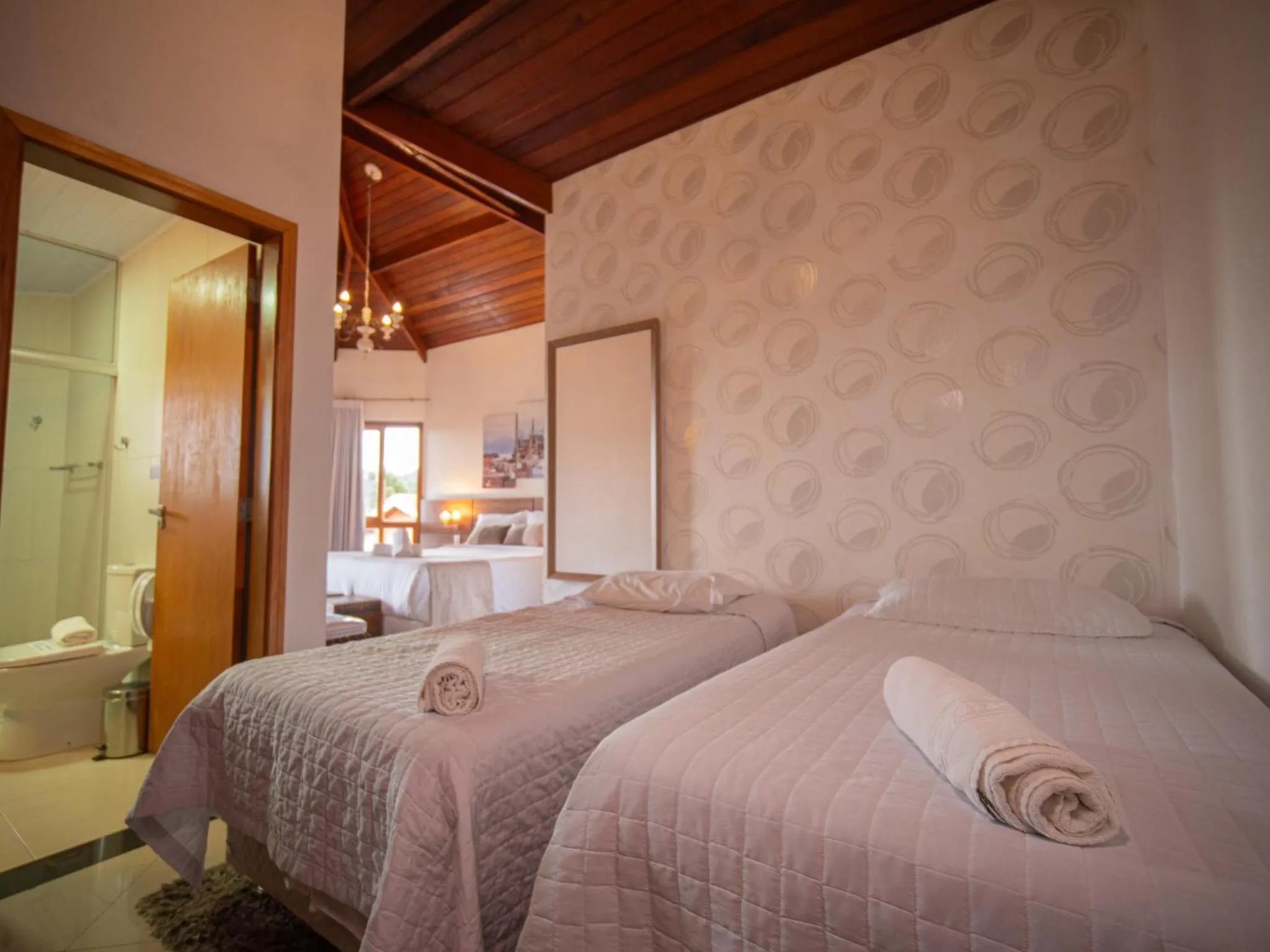 Bed in Pousada Suiça Mineira Centro