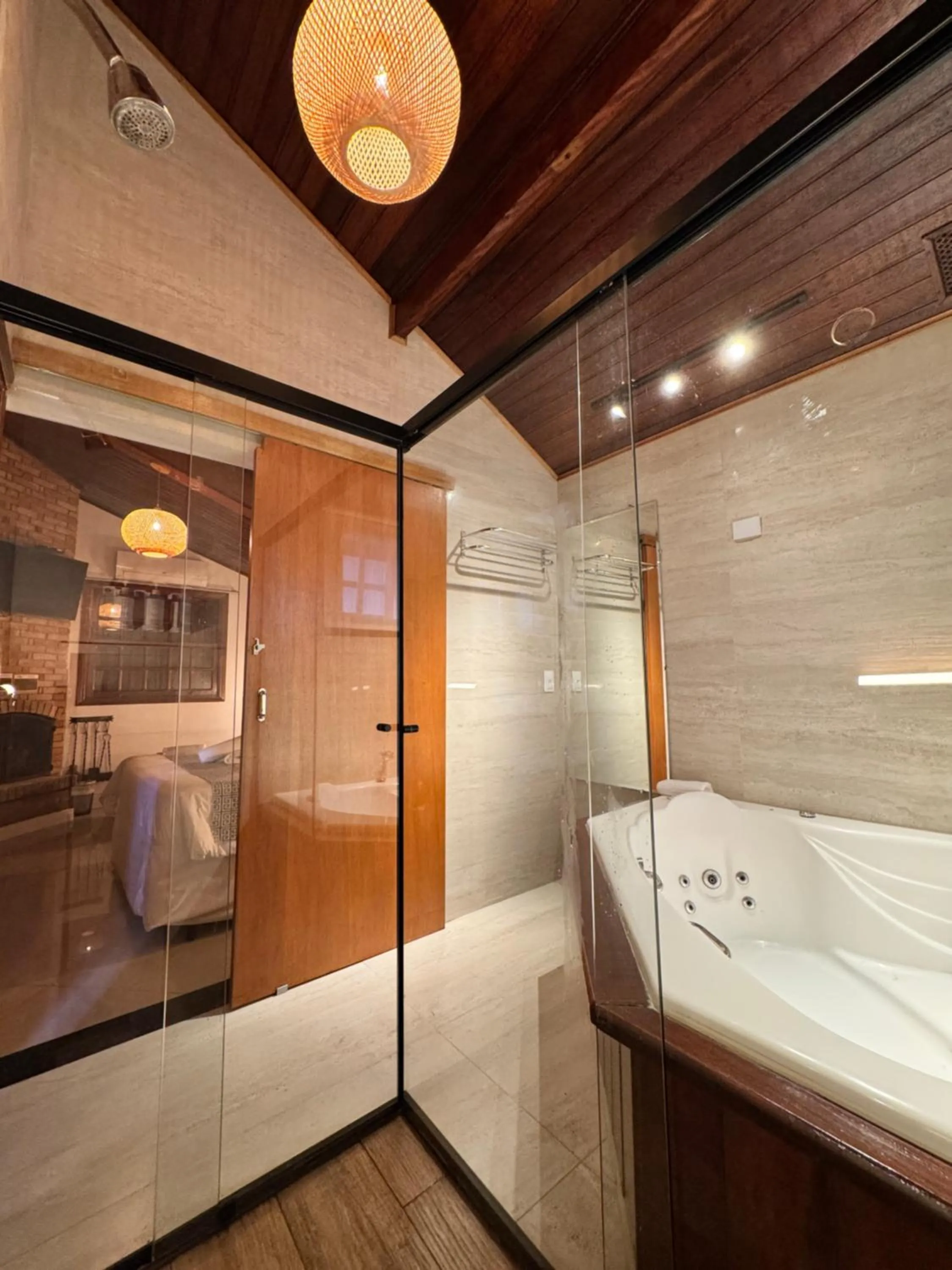 Hot Tub in Pousada Suiça Mineira Centro