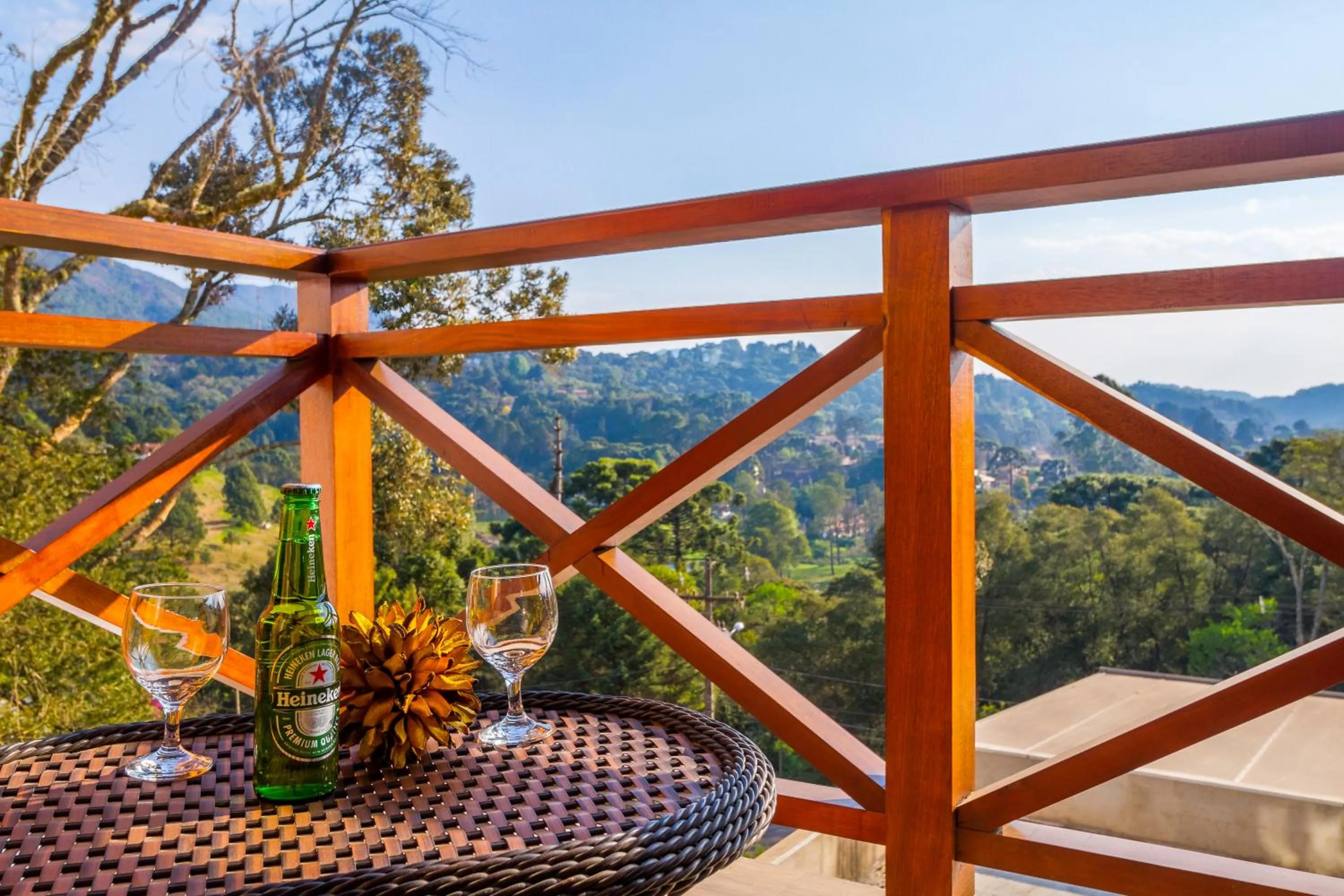 Balcony/Terrace in Pousada Suiça Mineira Centro