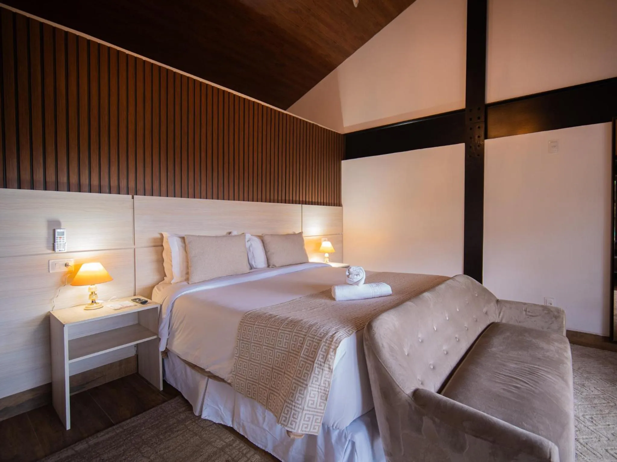 Bed in Pousada Suiça Mineira Centro