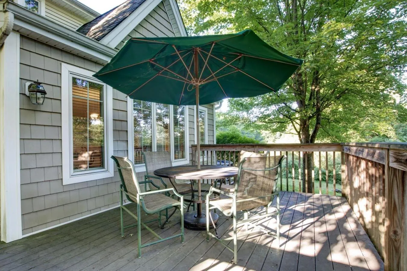 Patio in Pocono Mountain Villas by Exploria Resorts