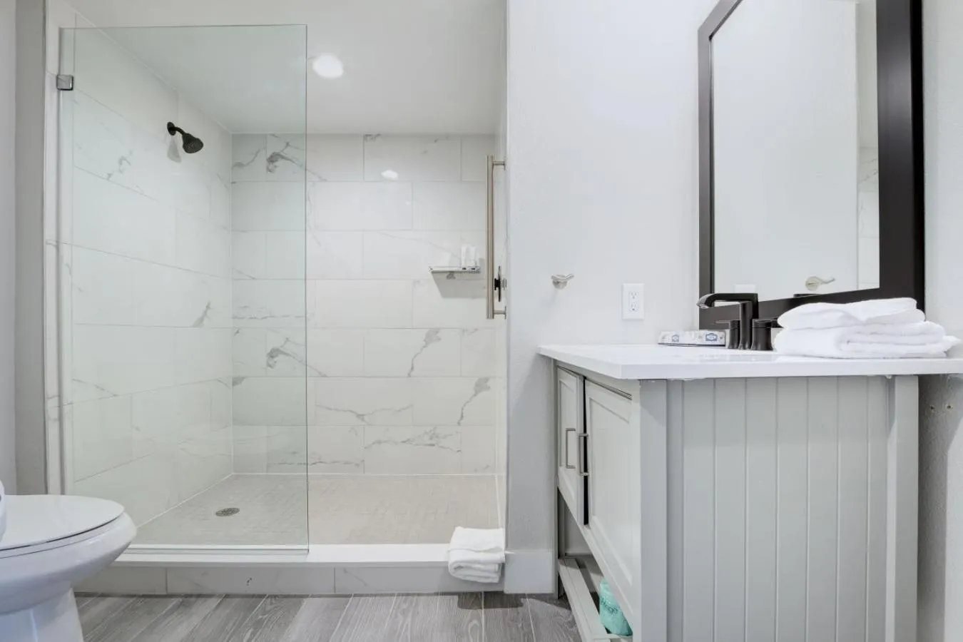 Bathroom in Pocono Mountain Villas by Exploria Resorts