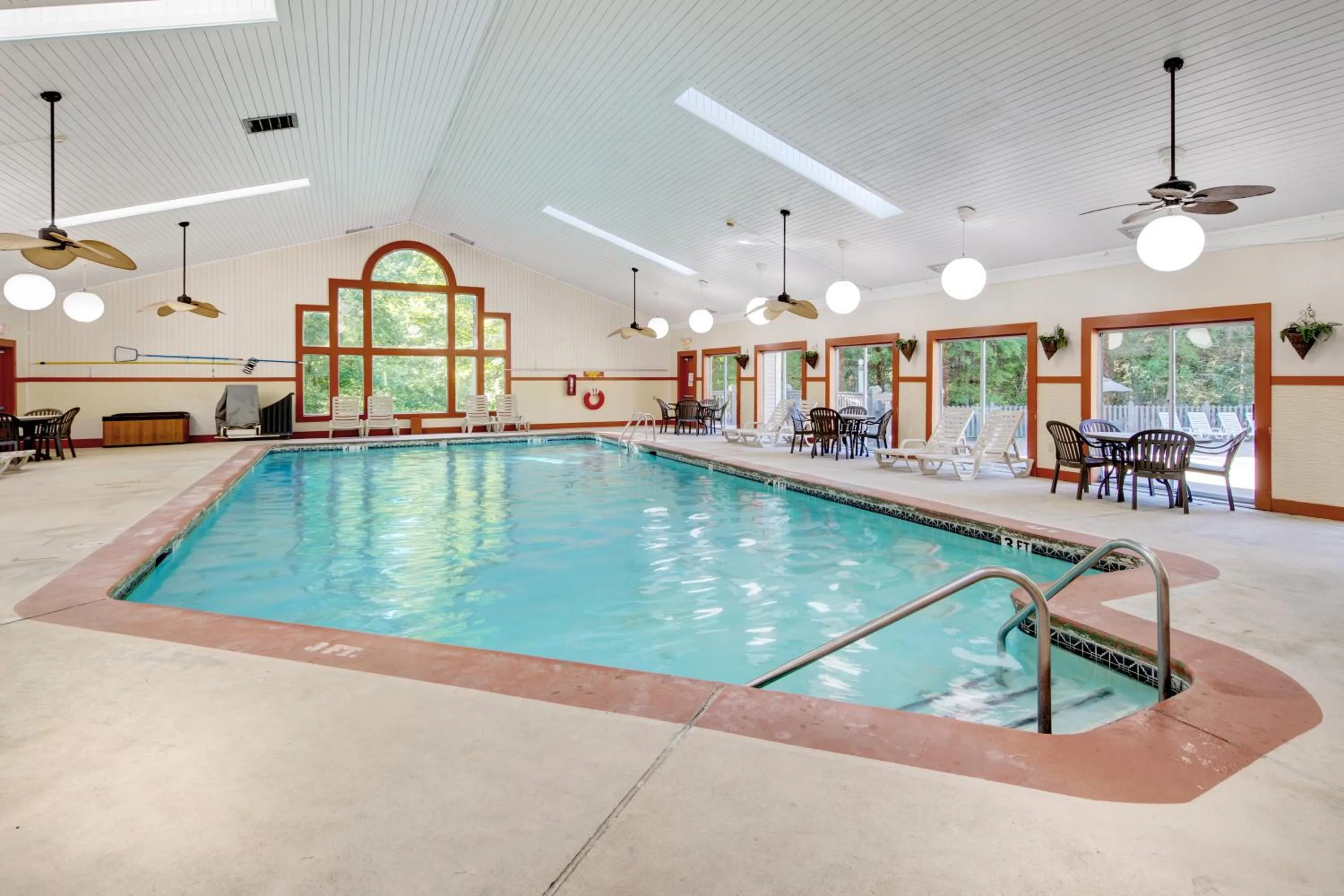 Swimming pool in Pocono Mountain Villas by Exploria Resorts