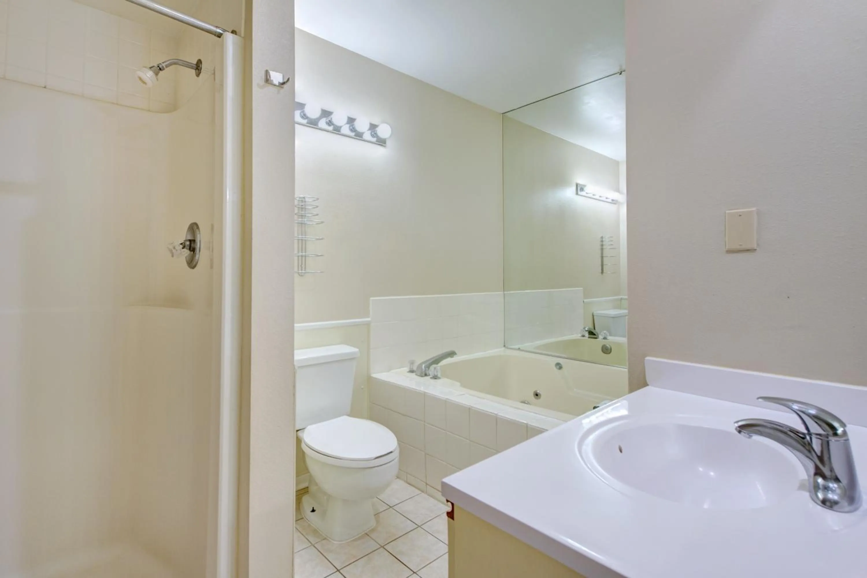 Bathroom in Pocono Mountain Villas by Exploria Resorts