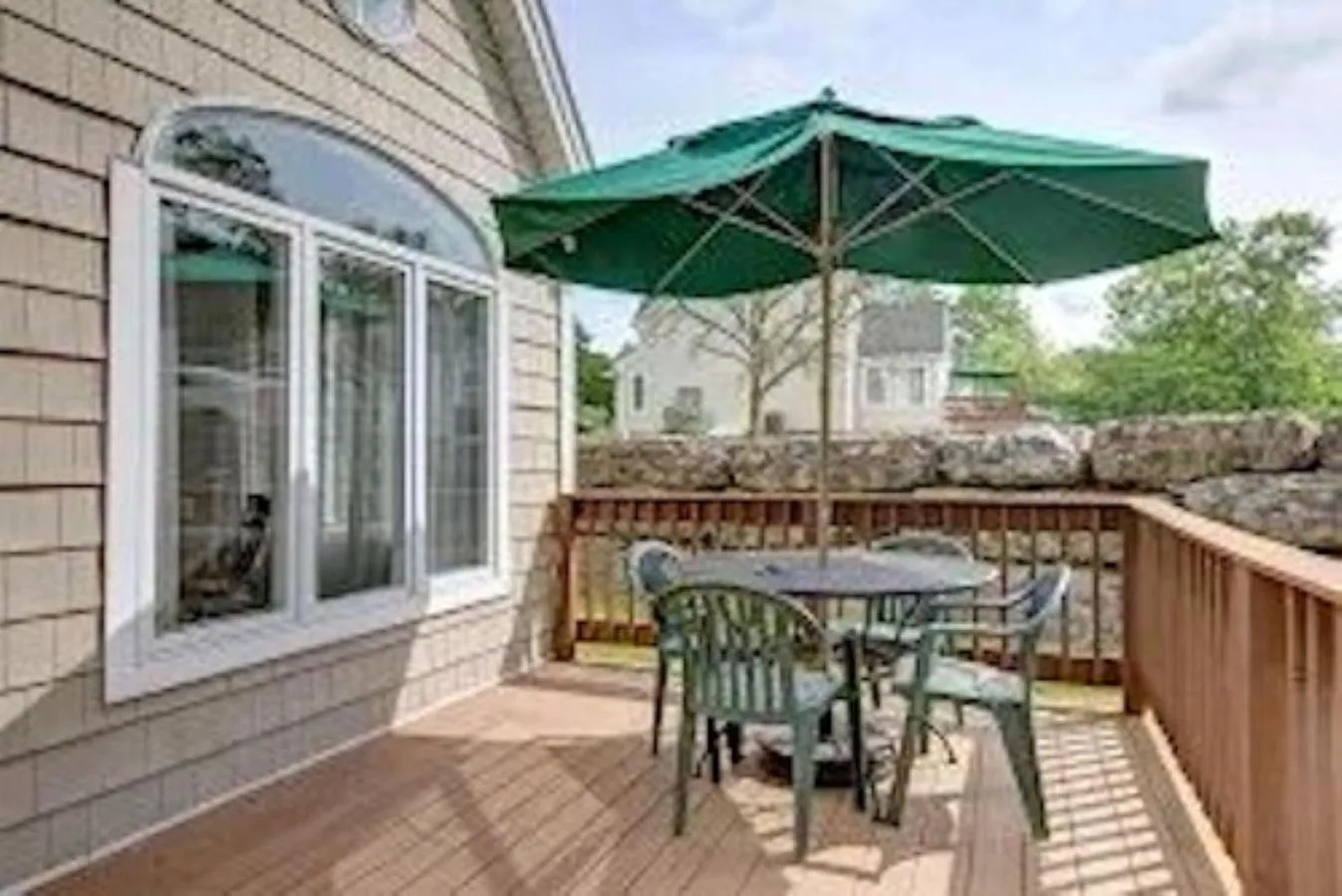 Patio in Pocono Mountain Villas by Exploria Resorts