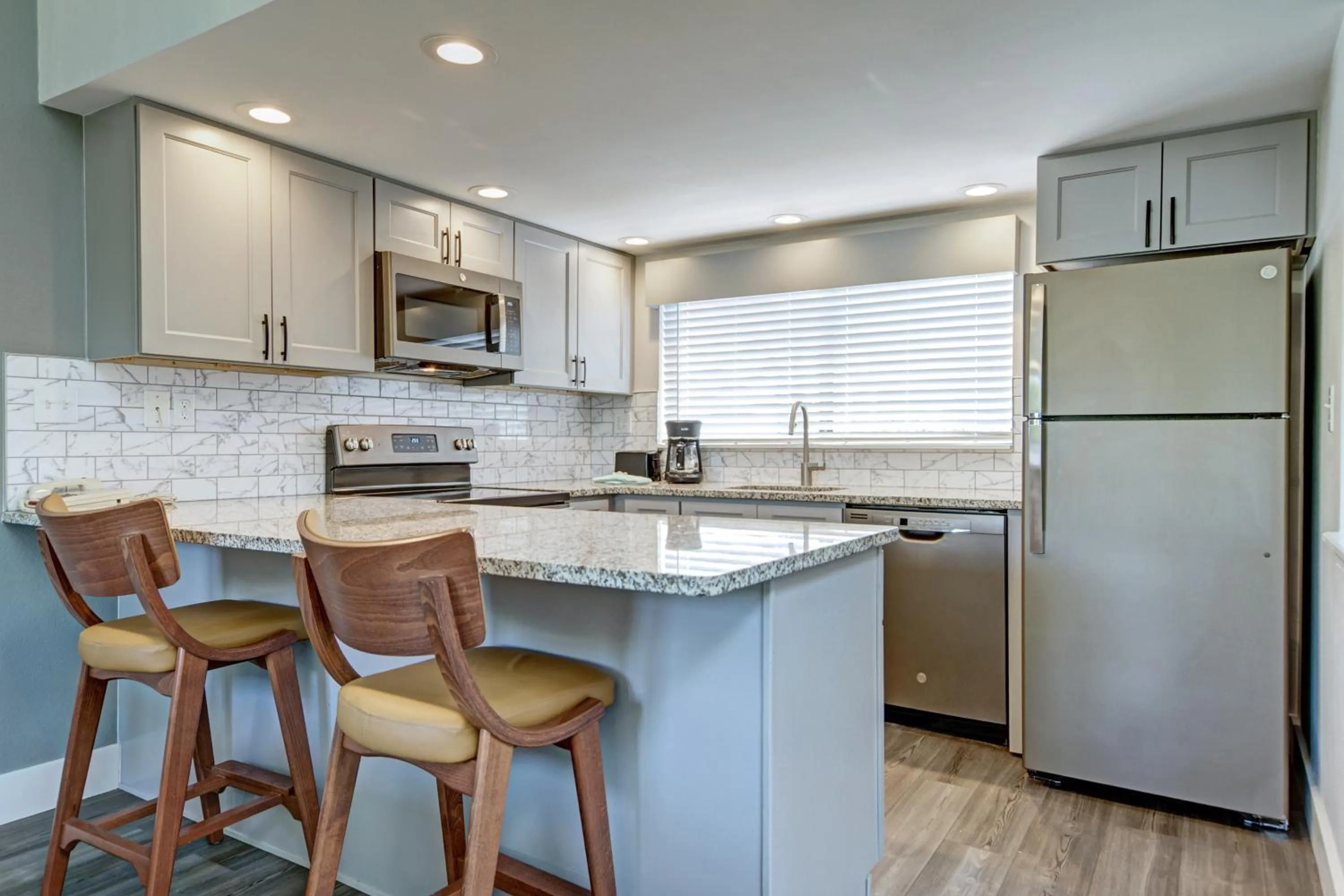 kitchen in Pocono Mountain Villas by Exploria Resorts