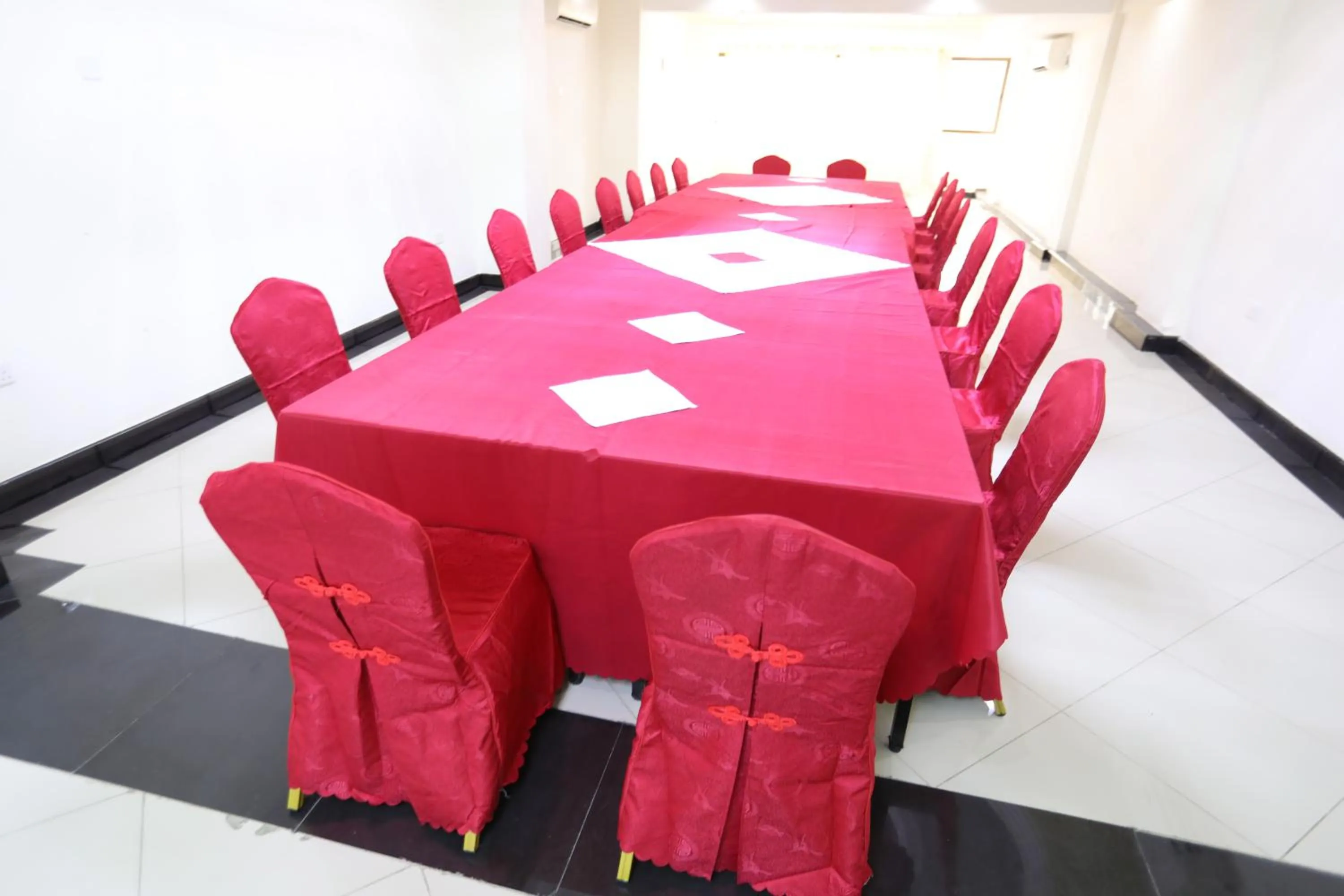 Seating area in Sheratton Regency Hotel