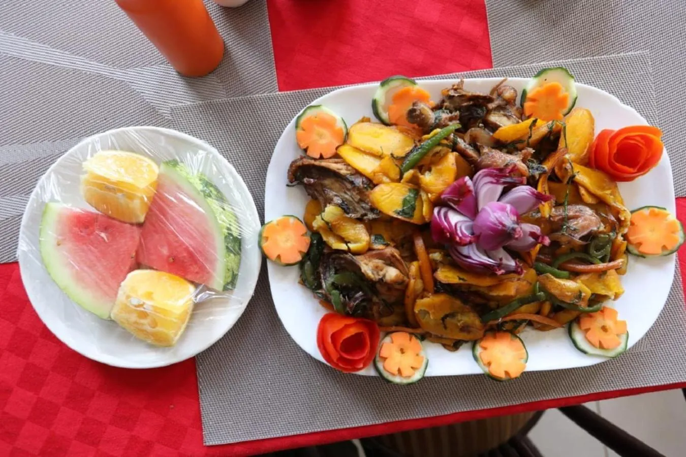 Food close-up in Sheratton Regency Hotel