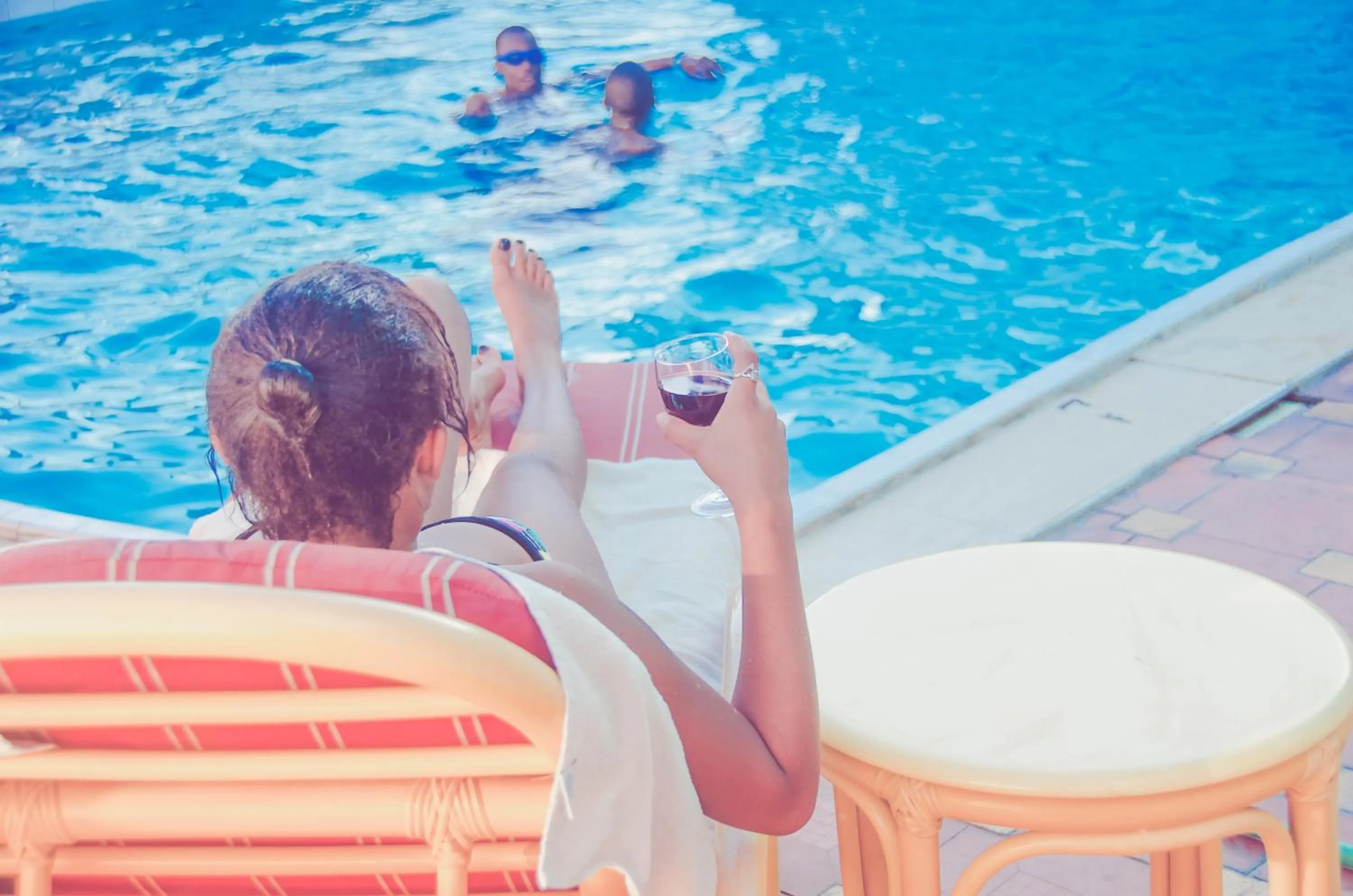 Swimming pool in Sheratton Regency Hotel