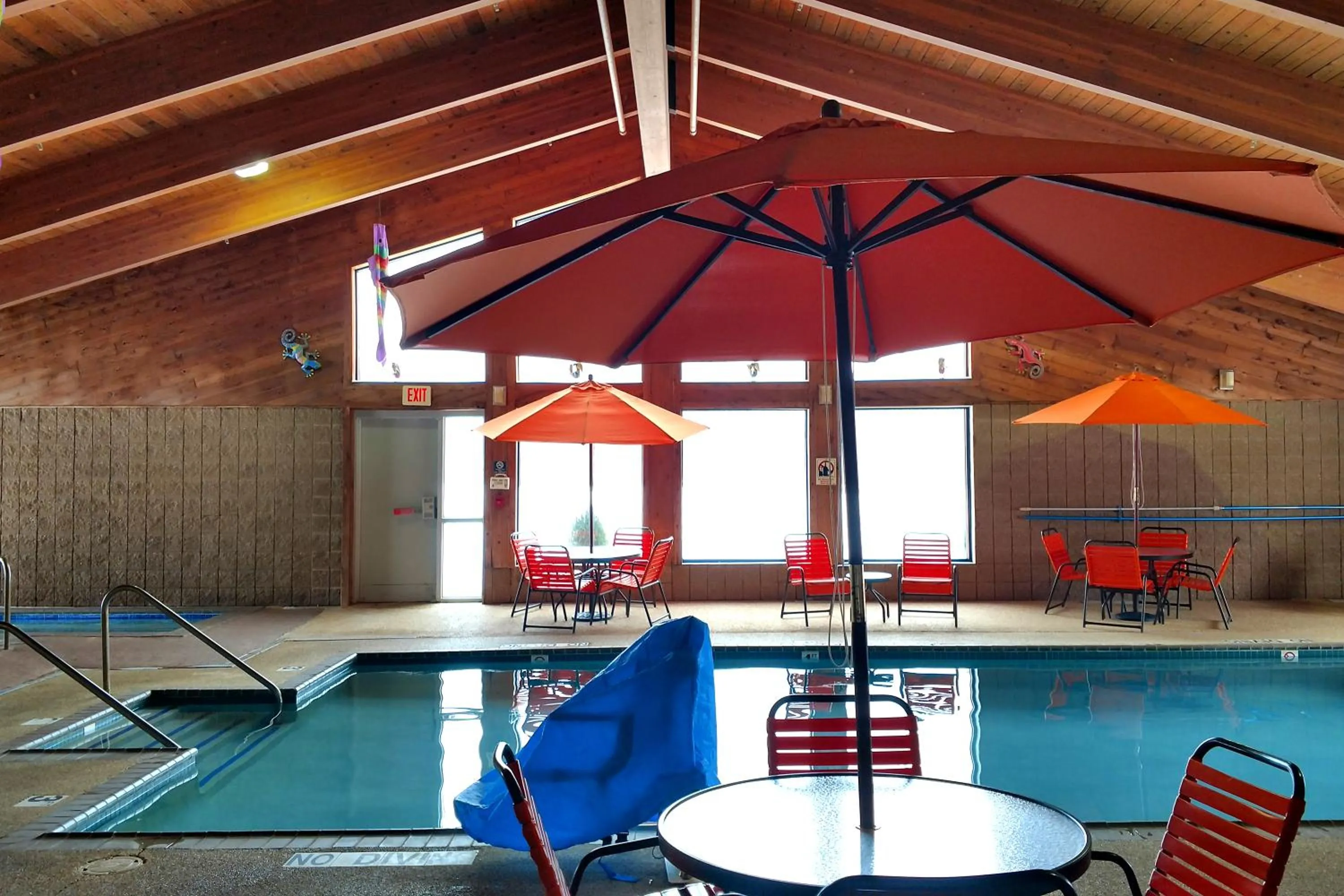 Swimming pool in AmericInn by Wyndham Iron River