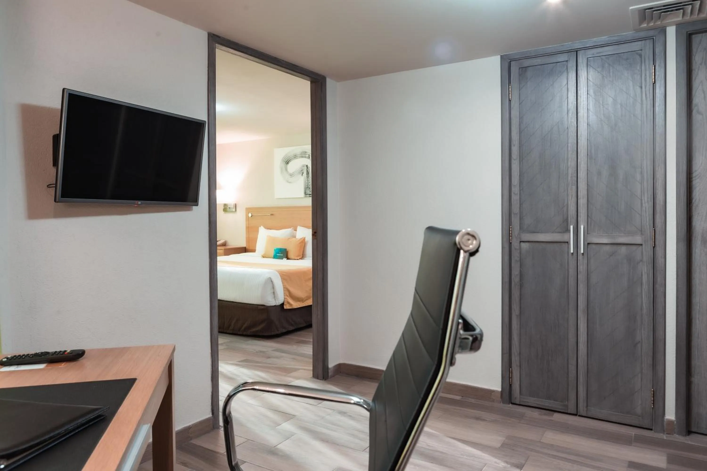 Living room, Bed in La Joya Pachuca