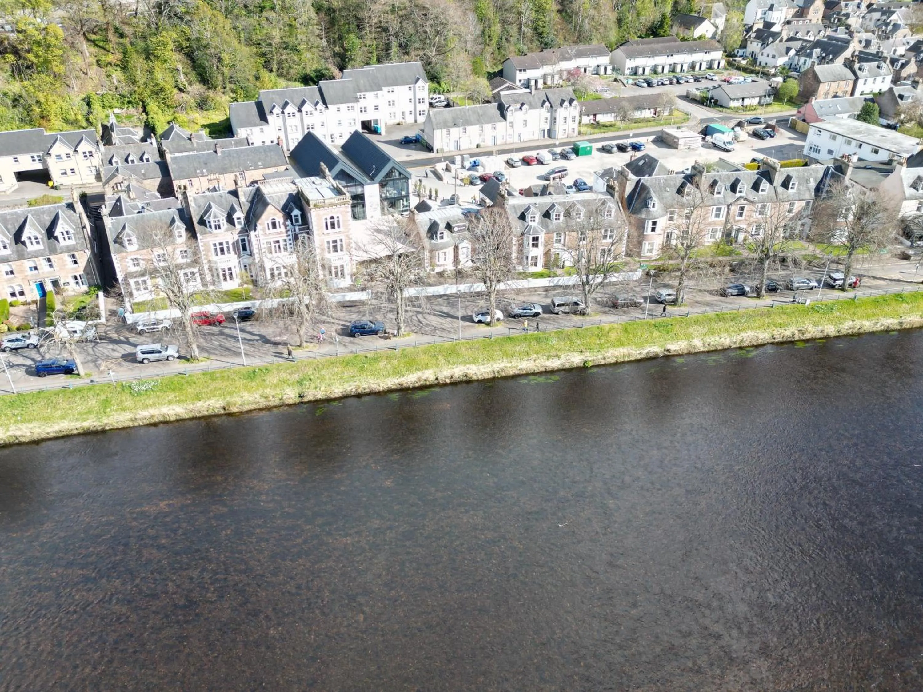 Property building in Glen Mhor Hotel at Uile-bheist 'Brewstillery'