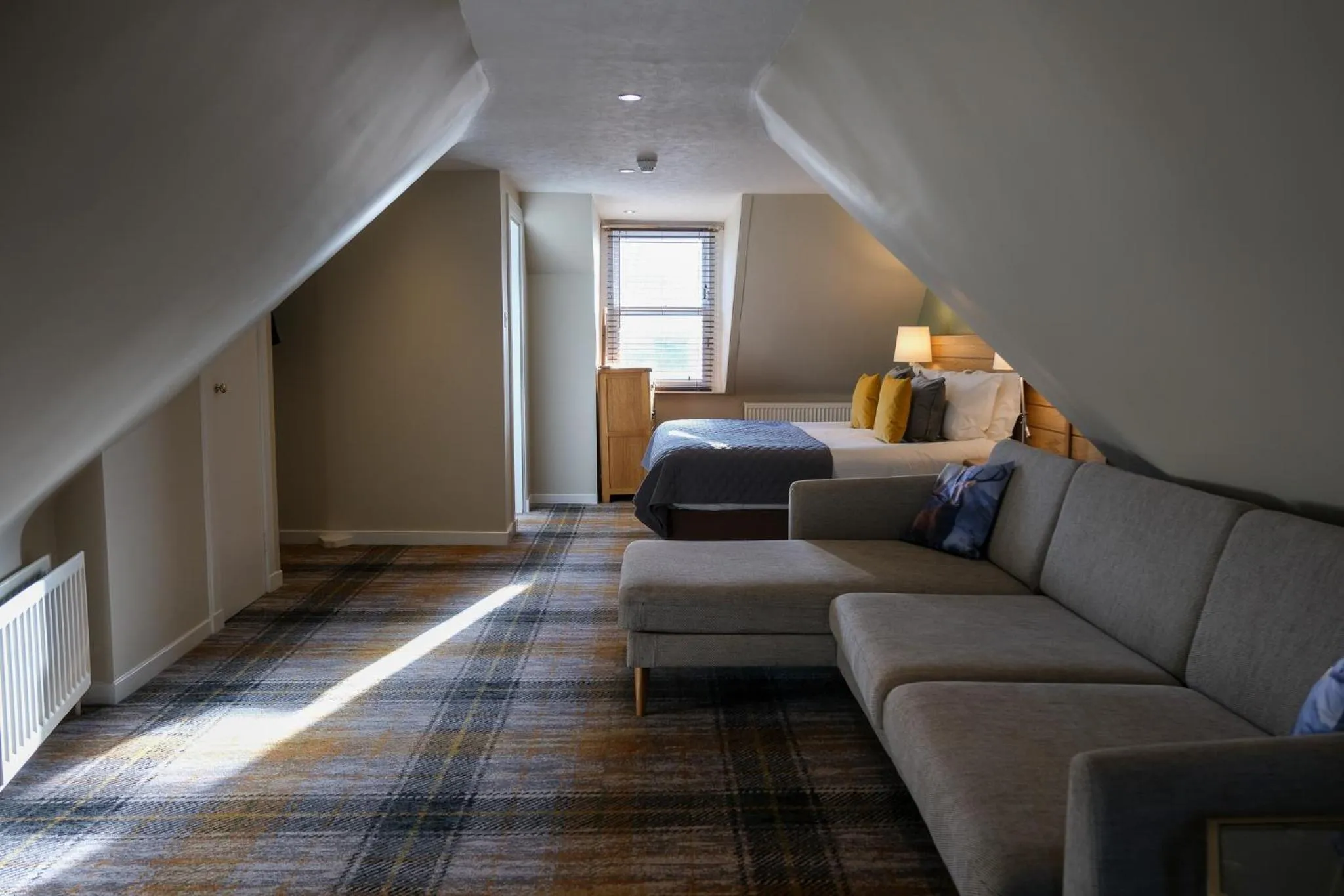 Bedroom in Glen Mhor Hotel at Uile-bheist 'Brewstillery'