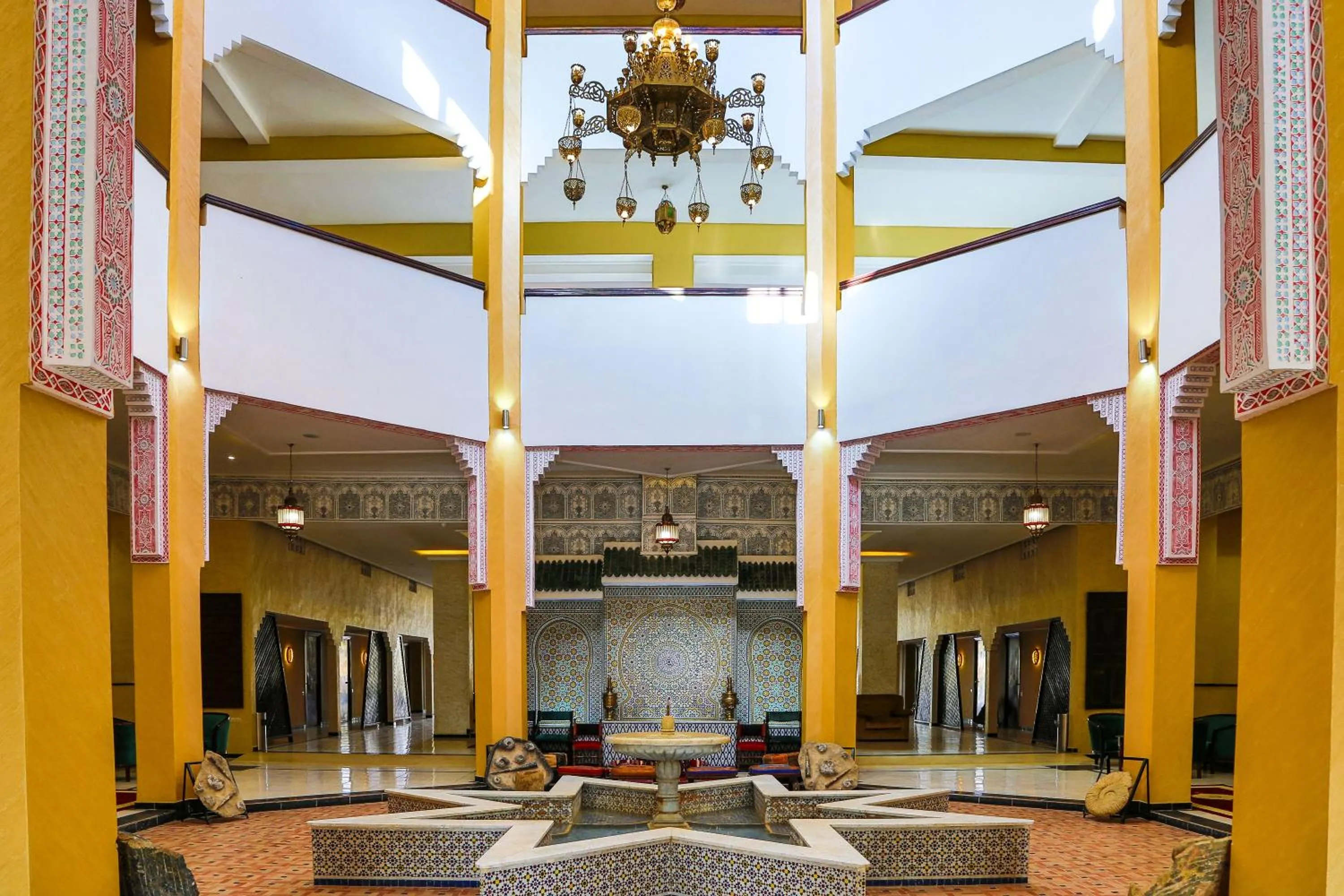 Decorative detail in Erfoud Palace