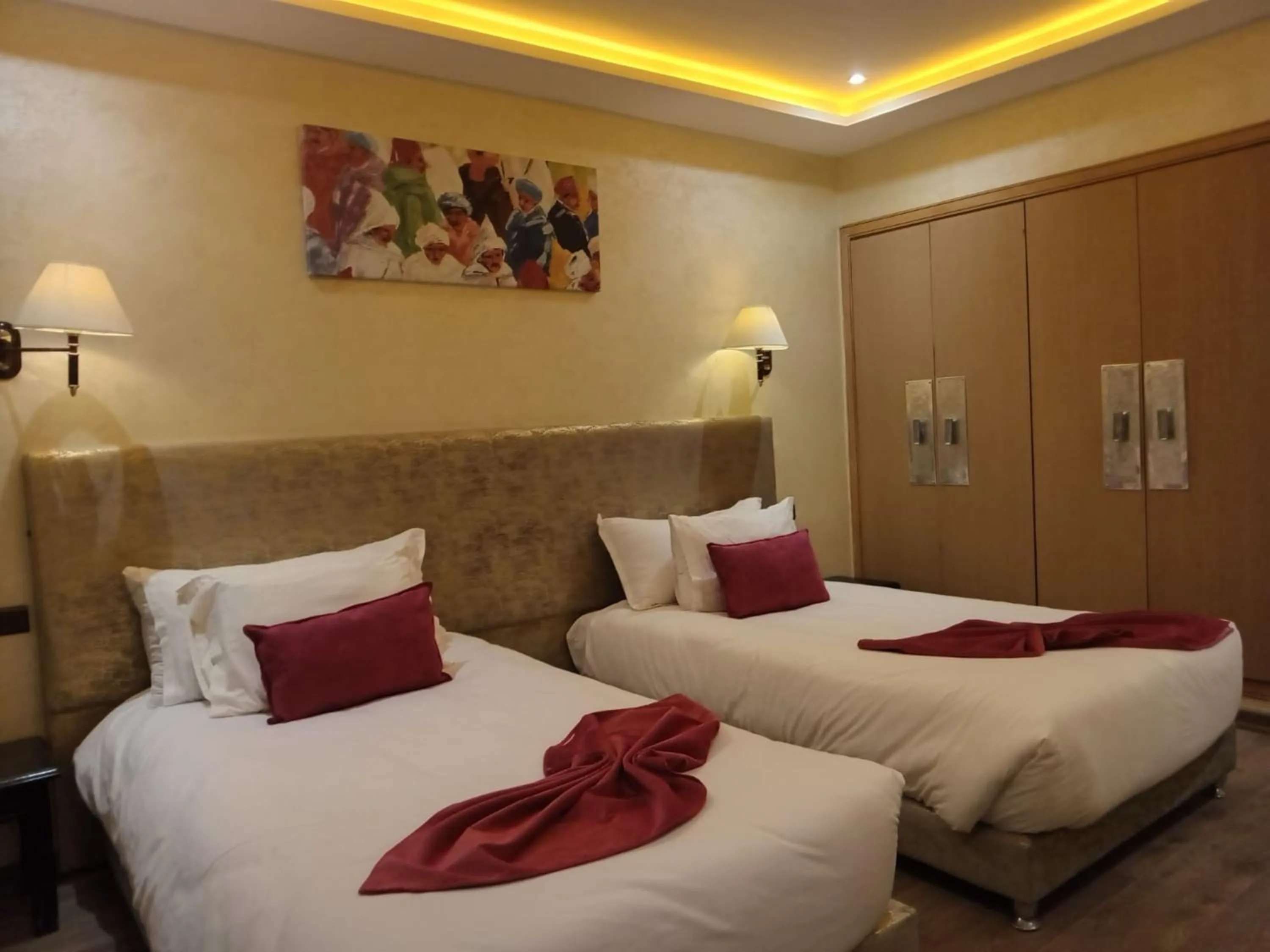 Bedroom, Bed in Erfoud Palace