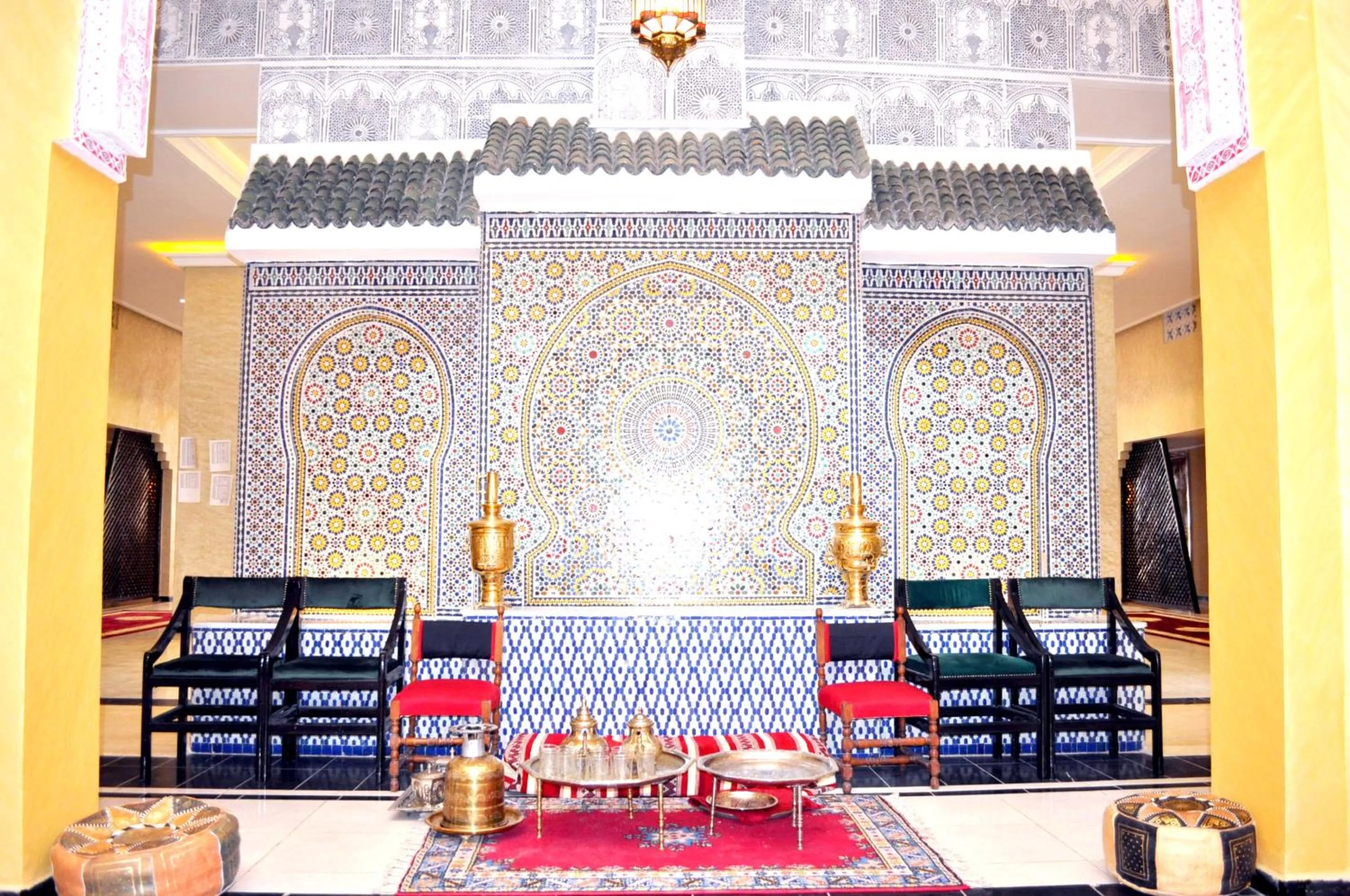 Decorative detail in Erfoud Palace