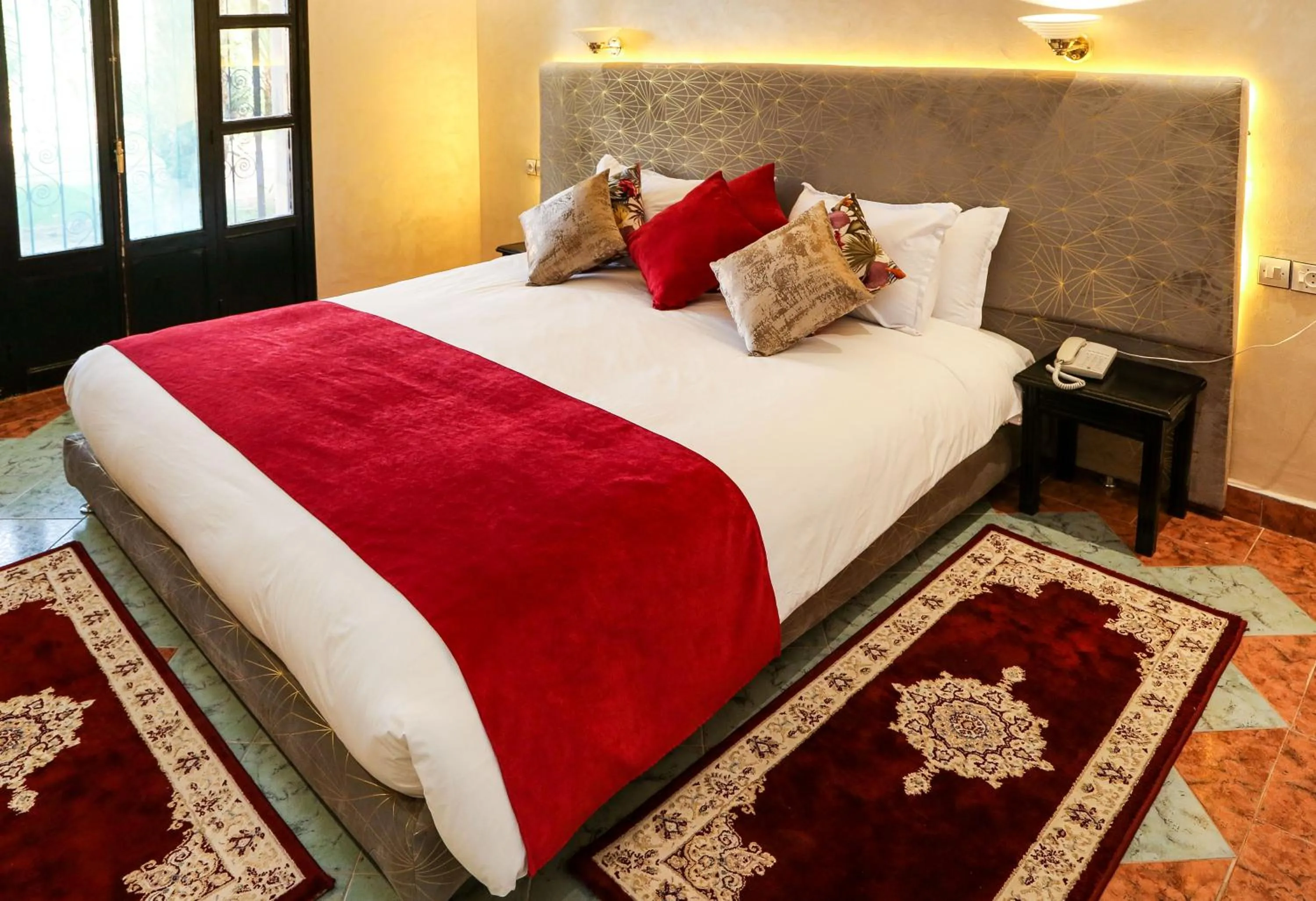 Bed in Erfoud Palace