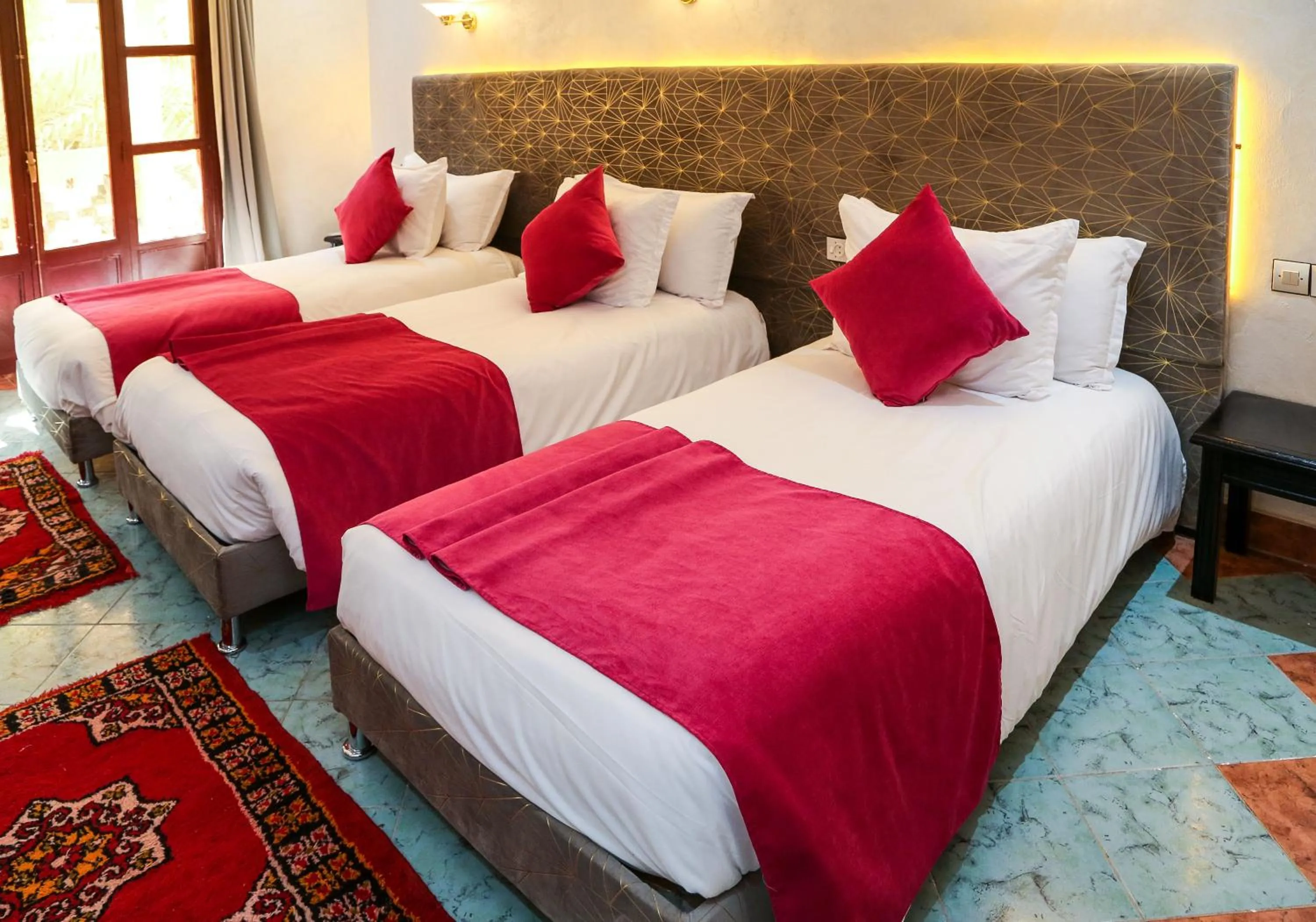 Bed in Erfoud Palace