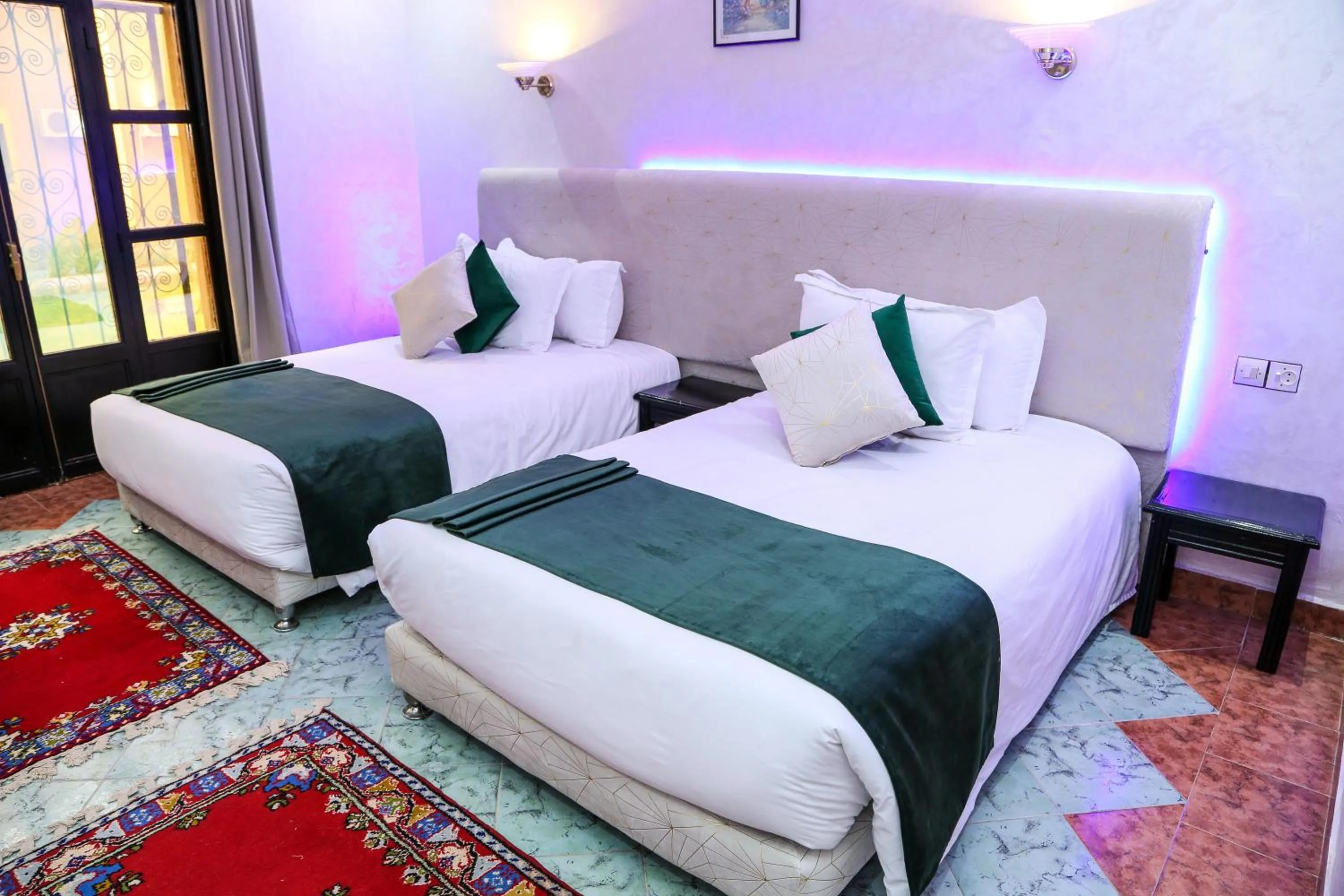 Bed in Erfoud Palace