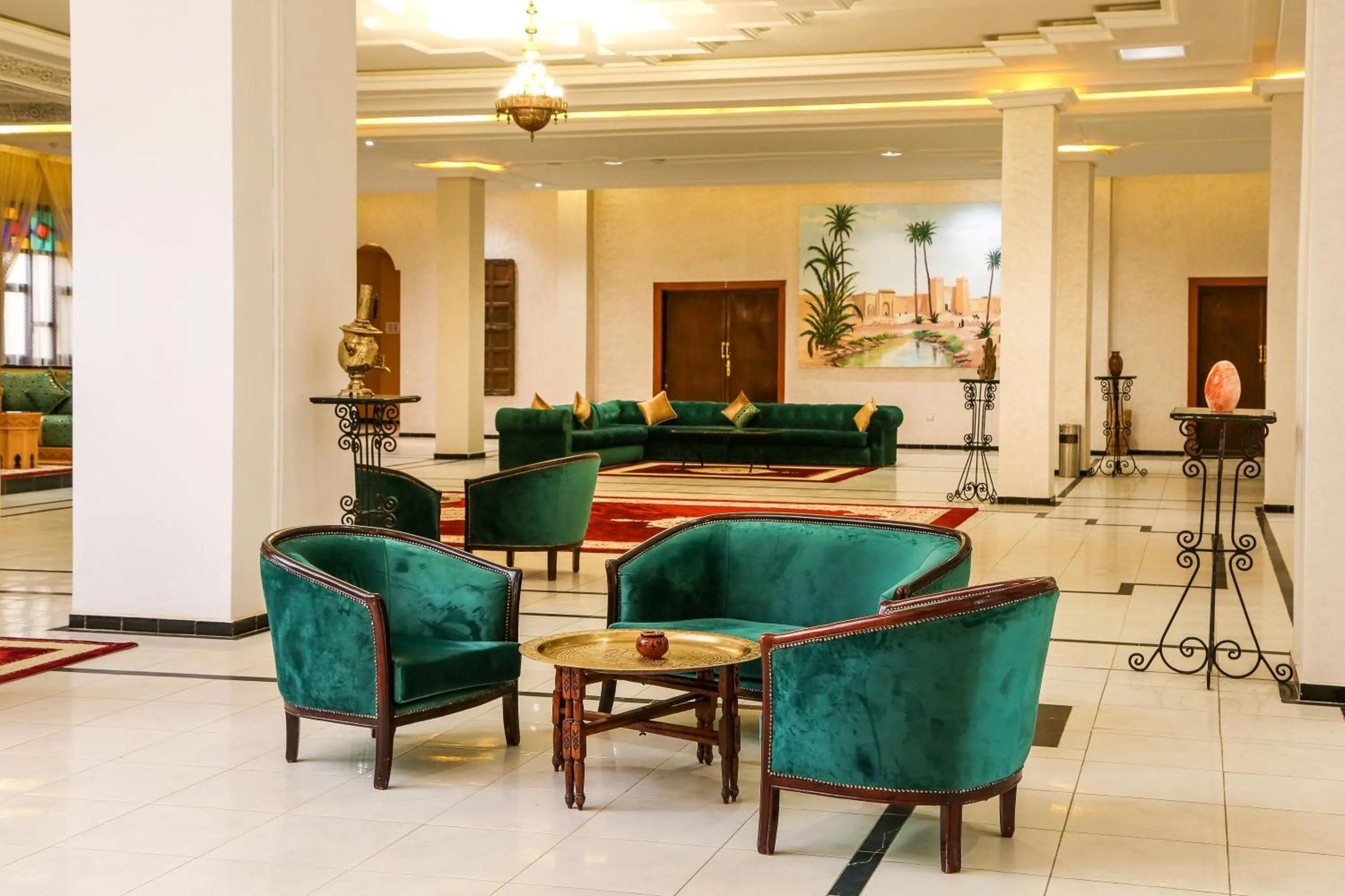 Lobby or reception in Erfoud Palace