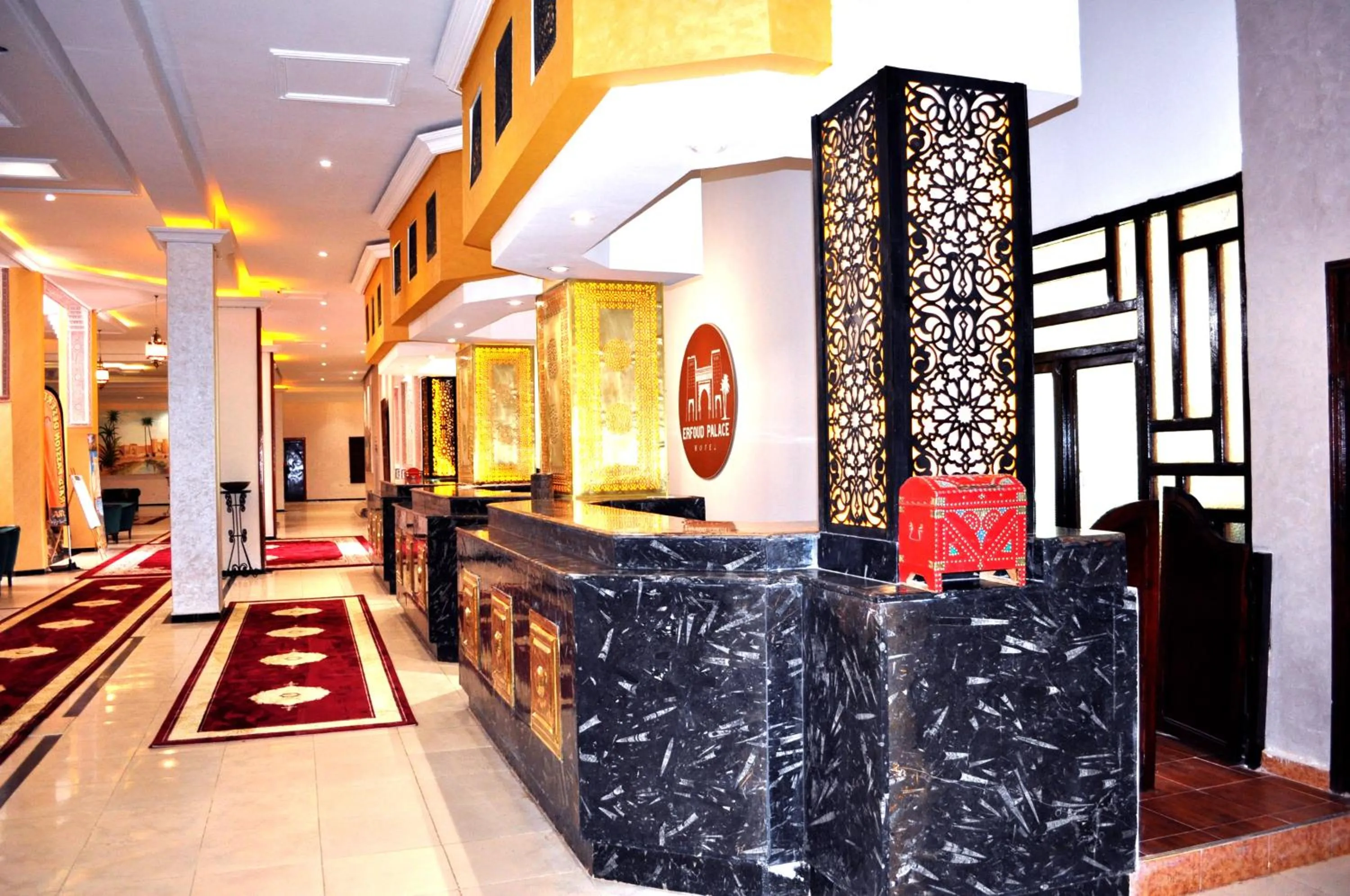 Lobby or reception in Erfoud Palace