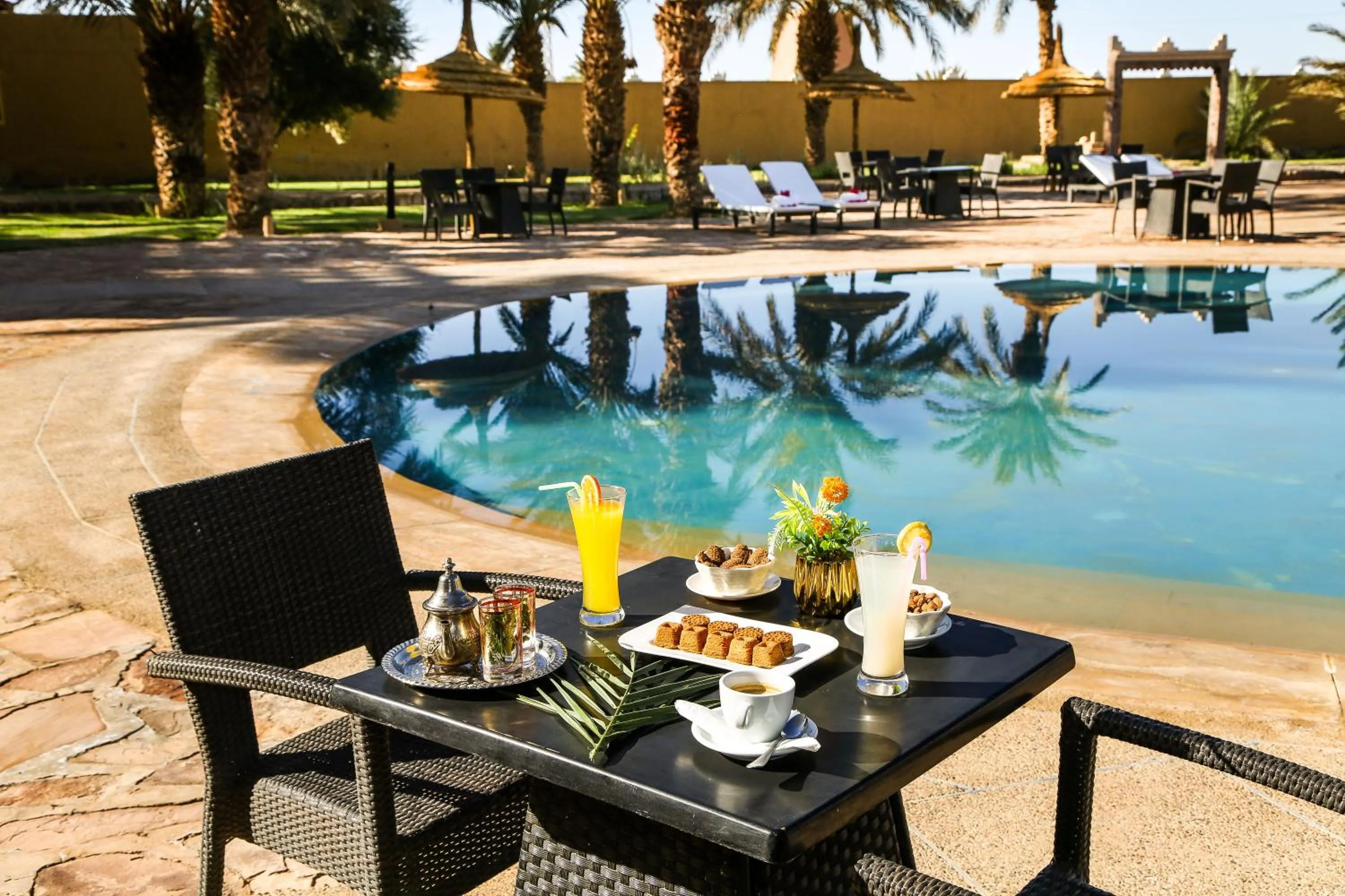 Garden view in Erfoud Palace