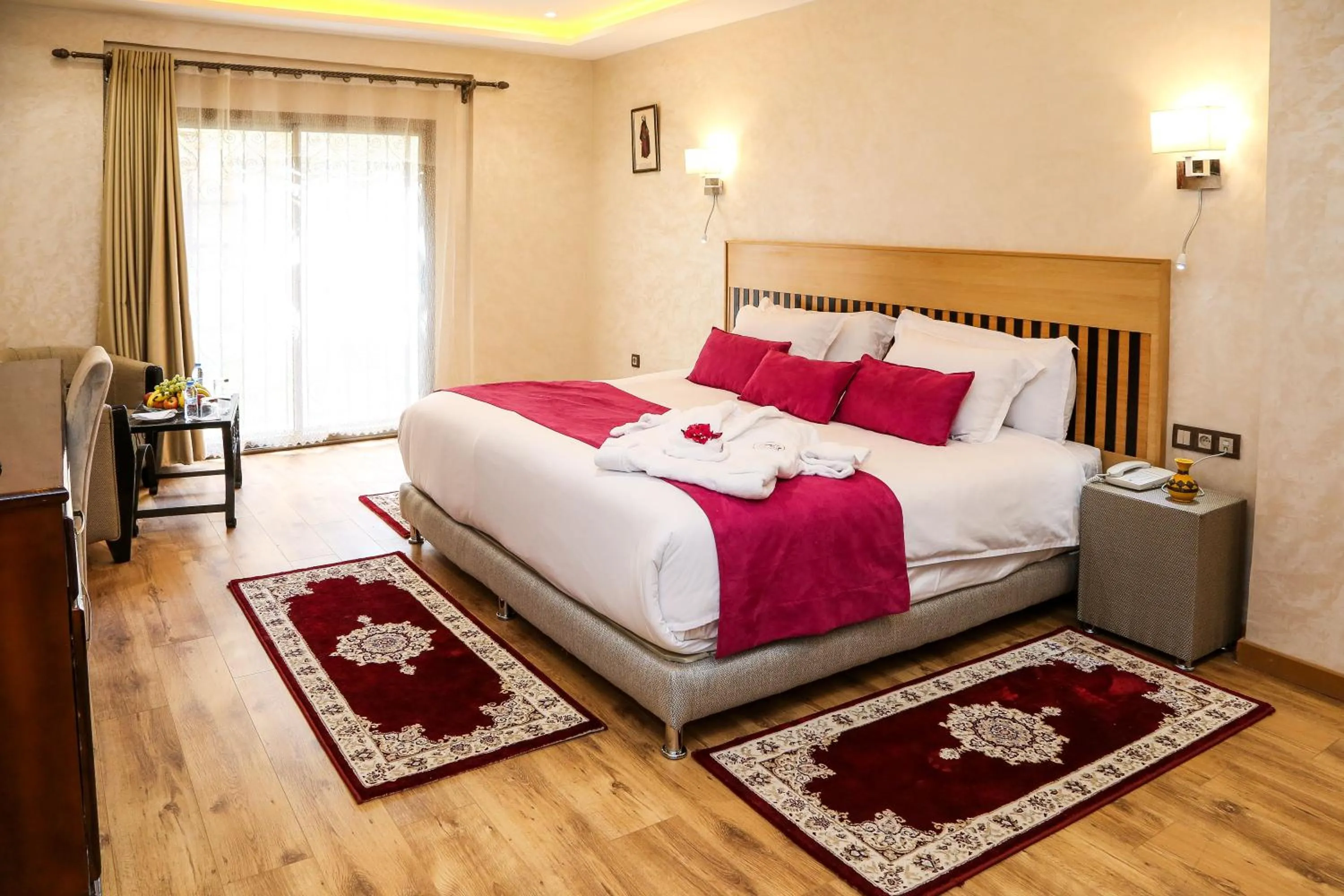 Bed in Erfoud Palace