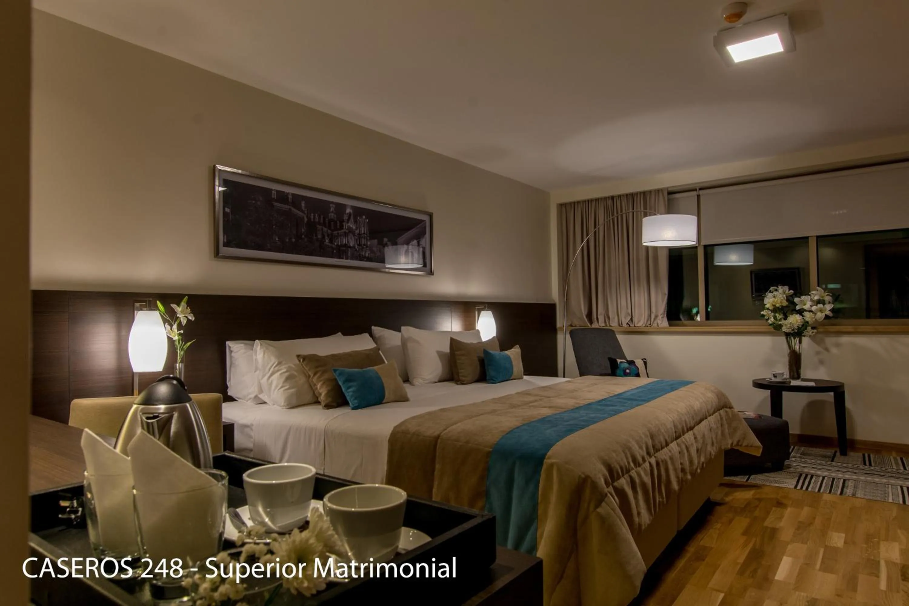 Bedroom, Bed in Caseros 248 Hotel