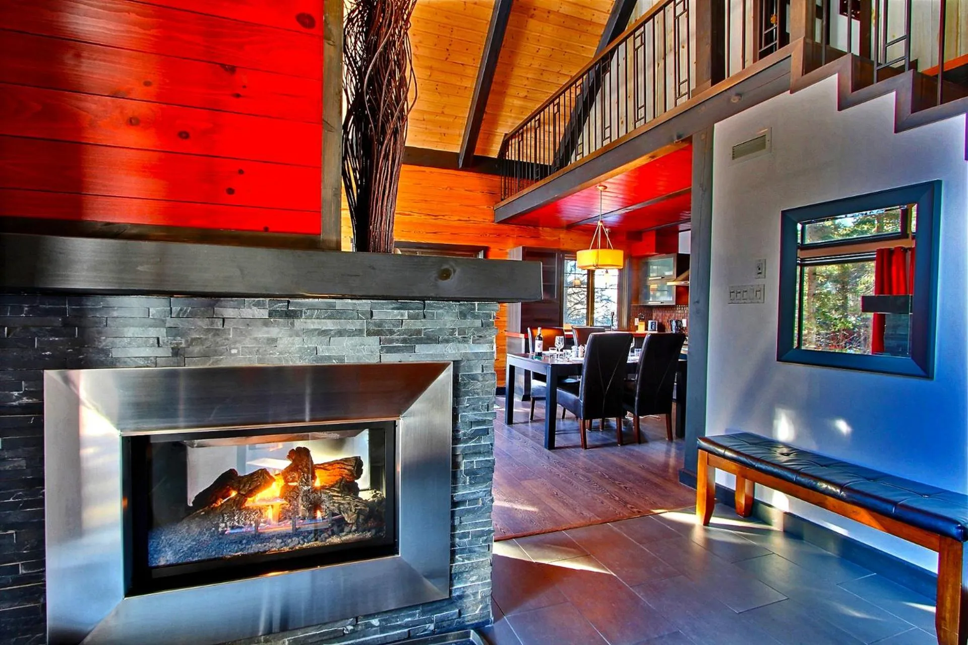 Living room in La cache à Maxime