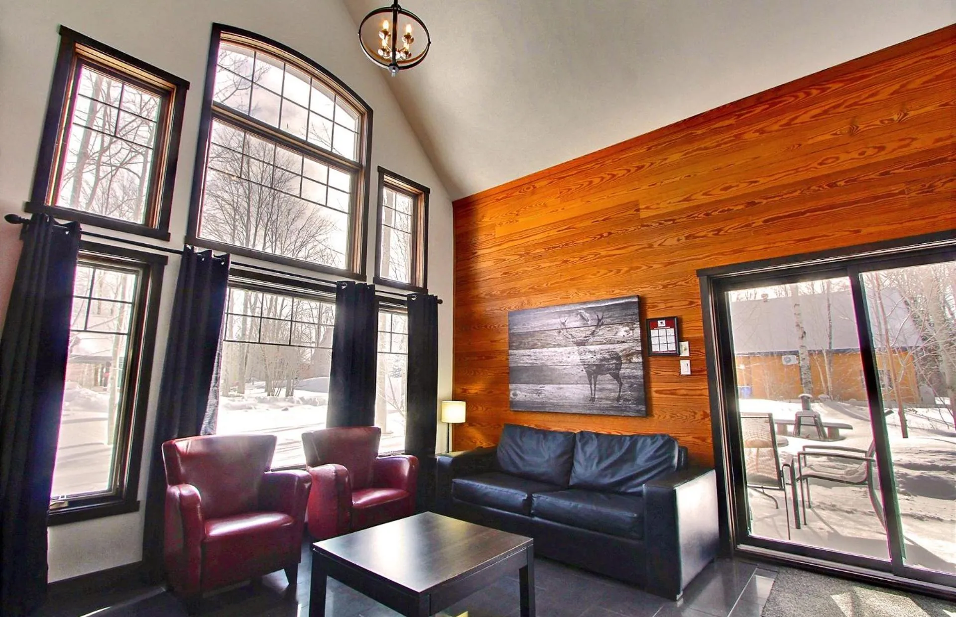 Living room in La cache à Maxime