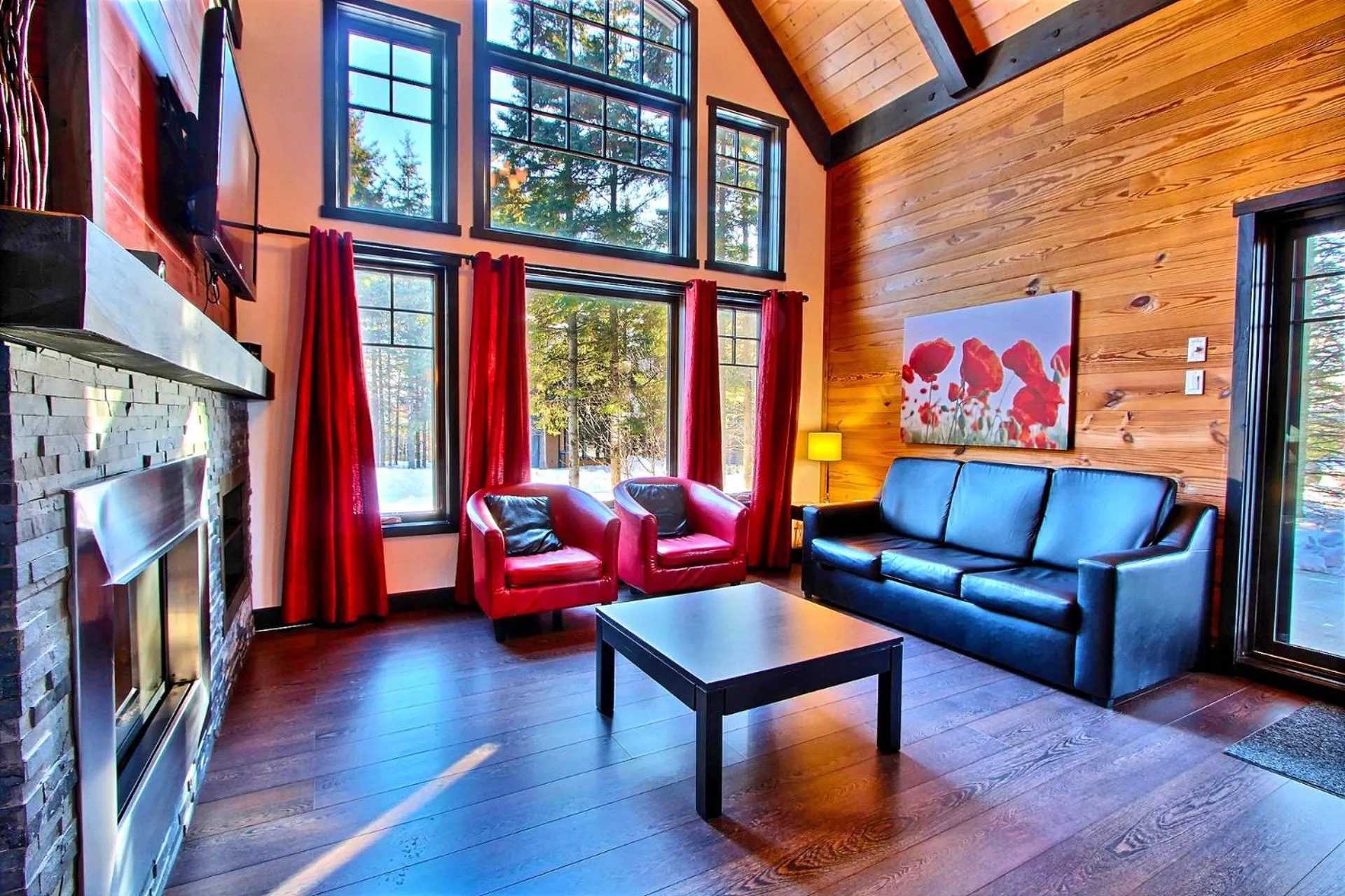 Living room in La cache à Maxime