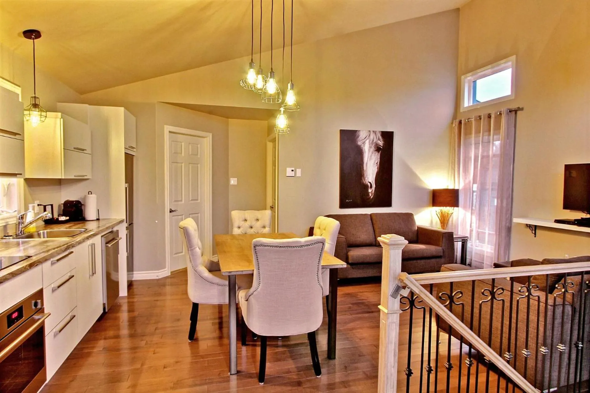 Living room in La cache à Maxime