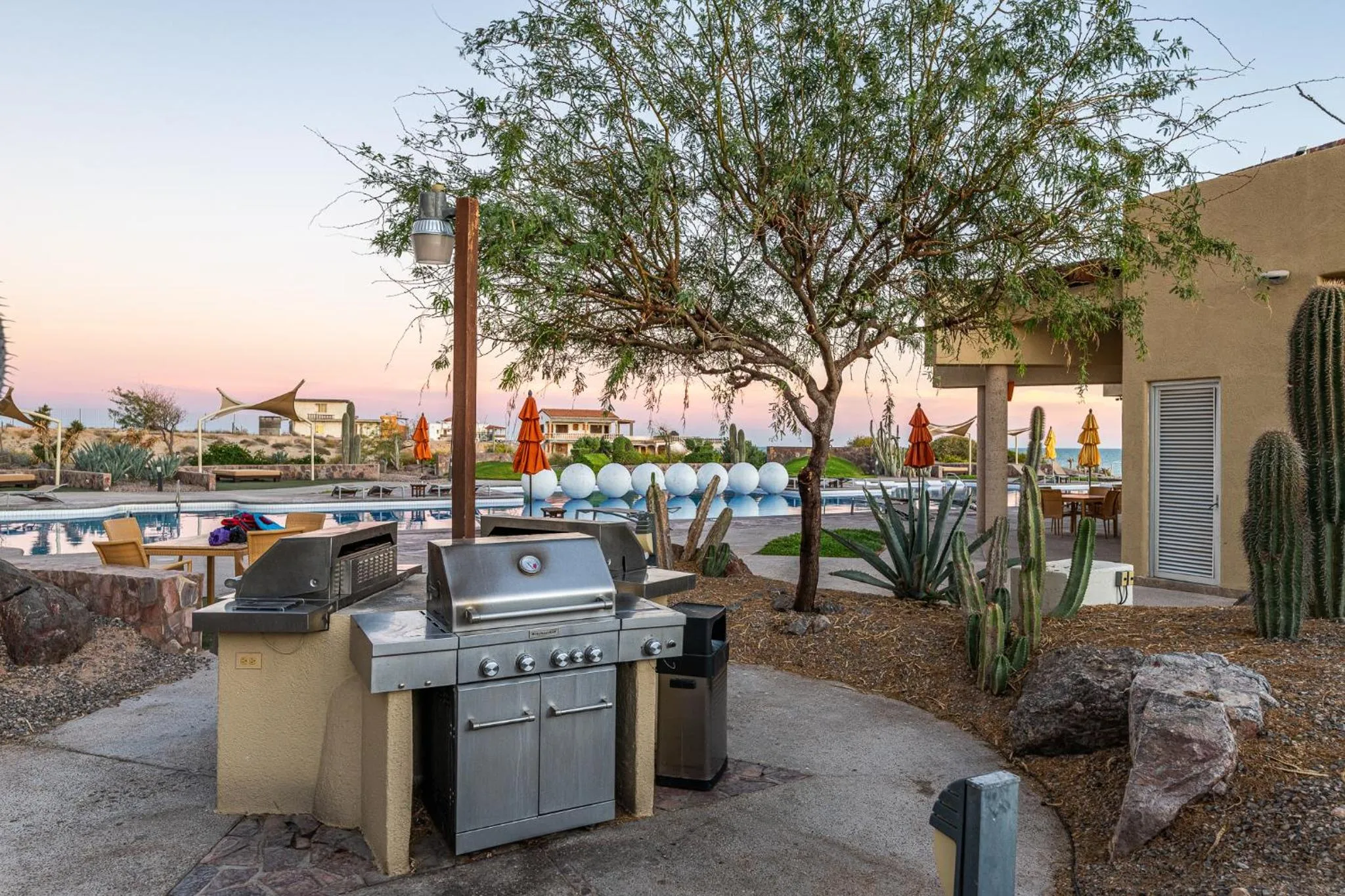 BBQ facilities in Encanto Living Two Bedroom Unit by Kivoya