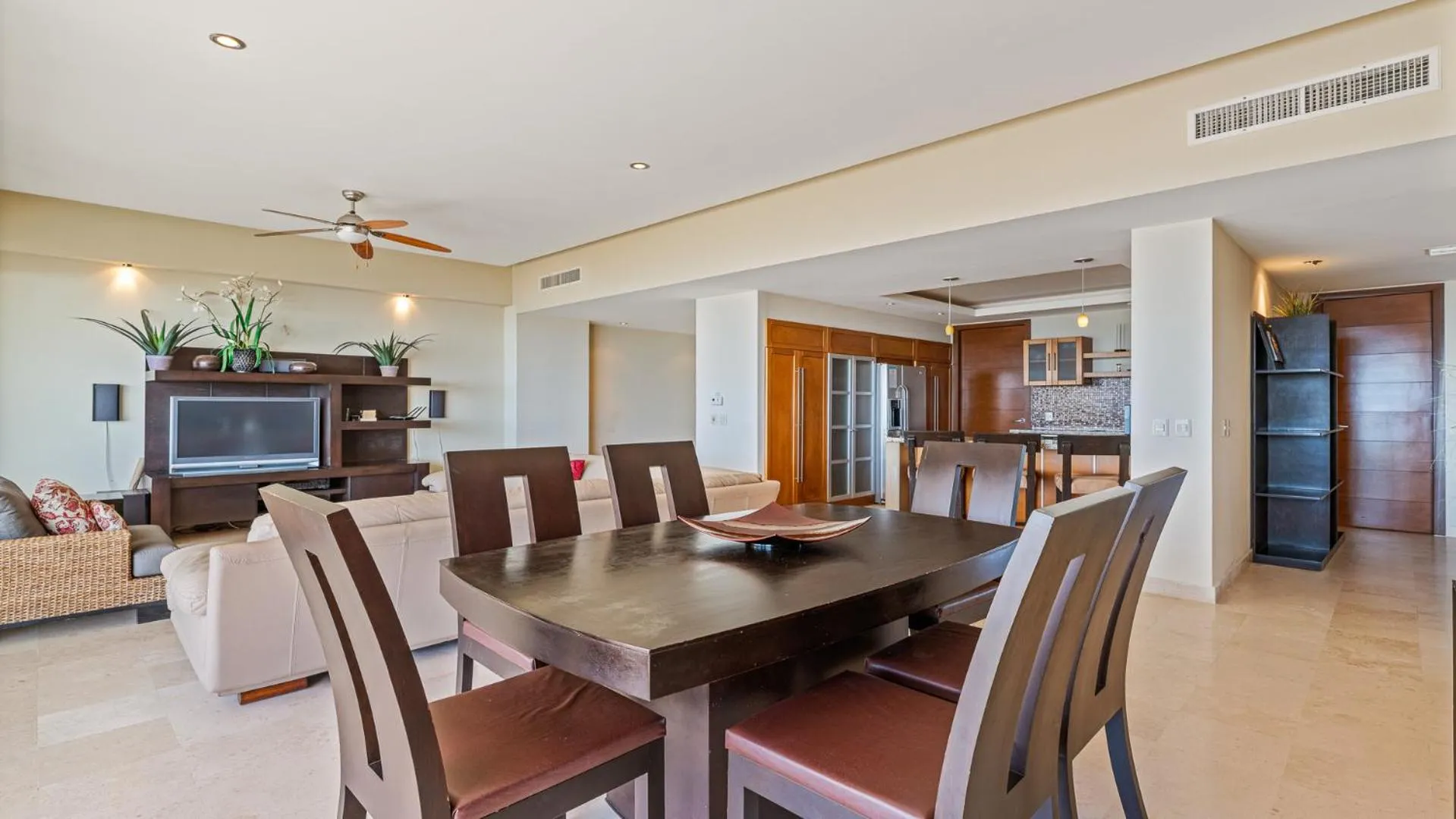 Dining area in Encanto Living Two Bedroom Unit by Kivoya