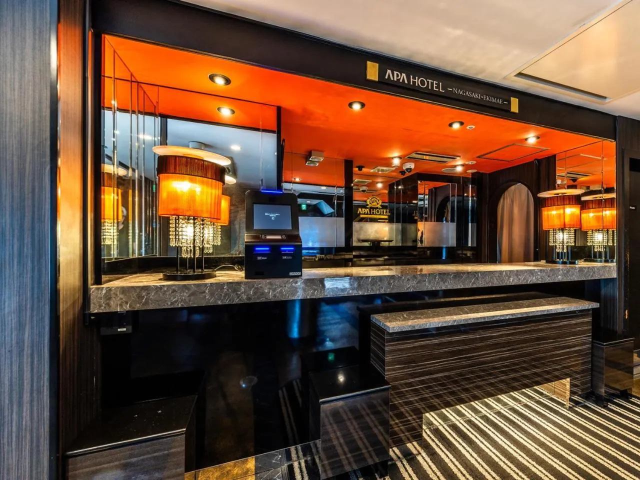 Lobby or reception in APA Hotel Nagasaki Ekimae