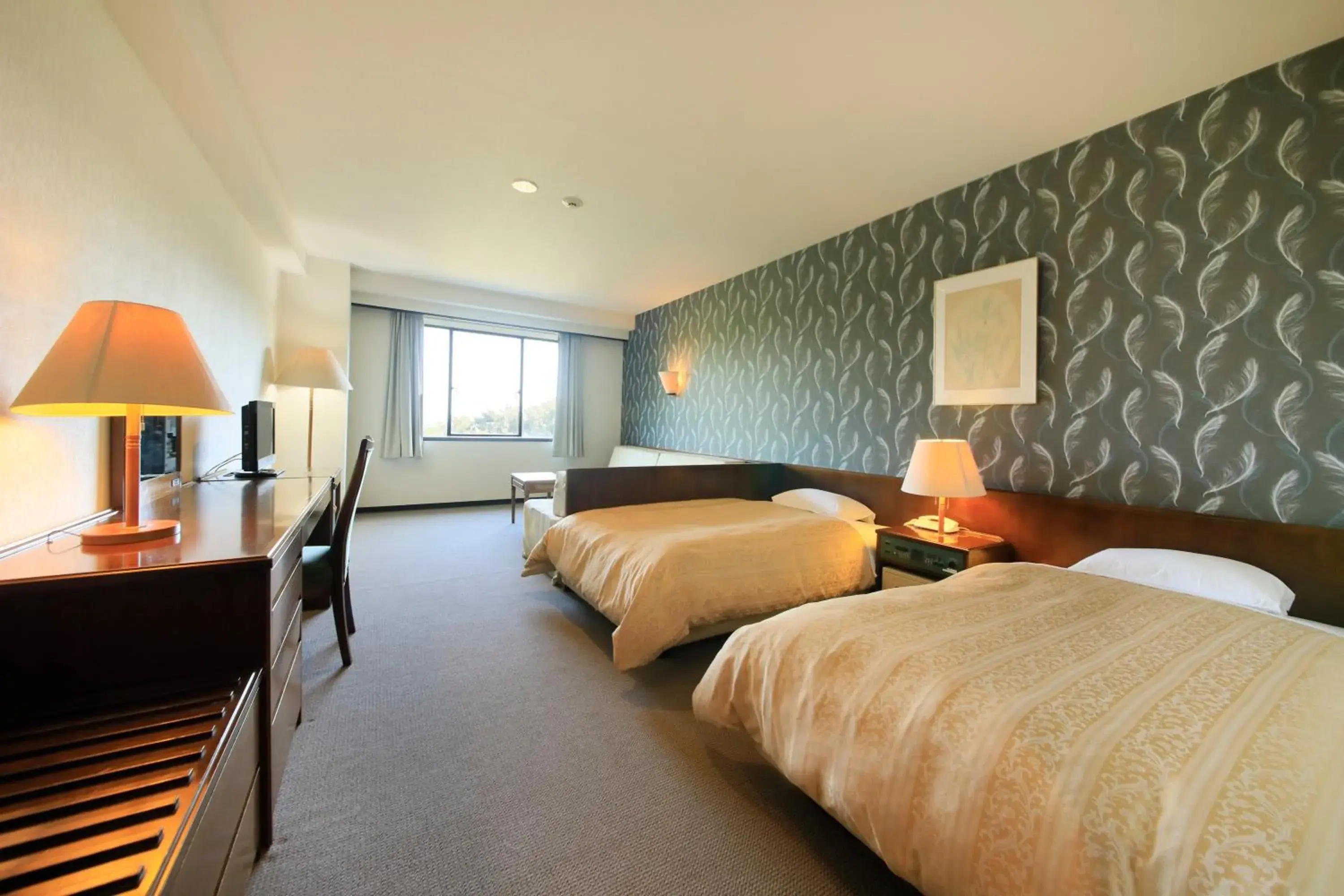 Standard Twin Room - Non-Smoking in Oarai Park Hotel Standard Twin Room - Non-Smoking in Oarai Park Hotel