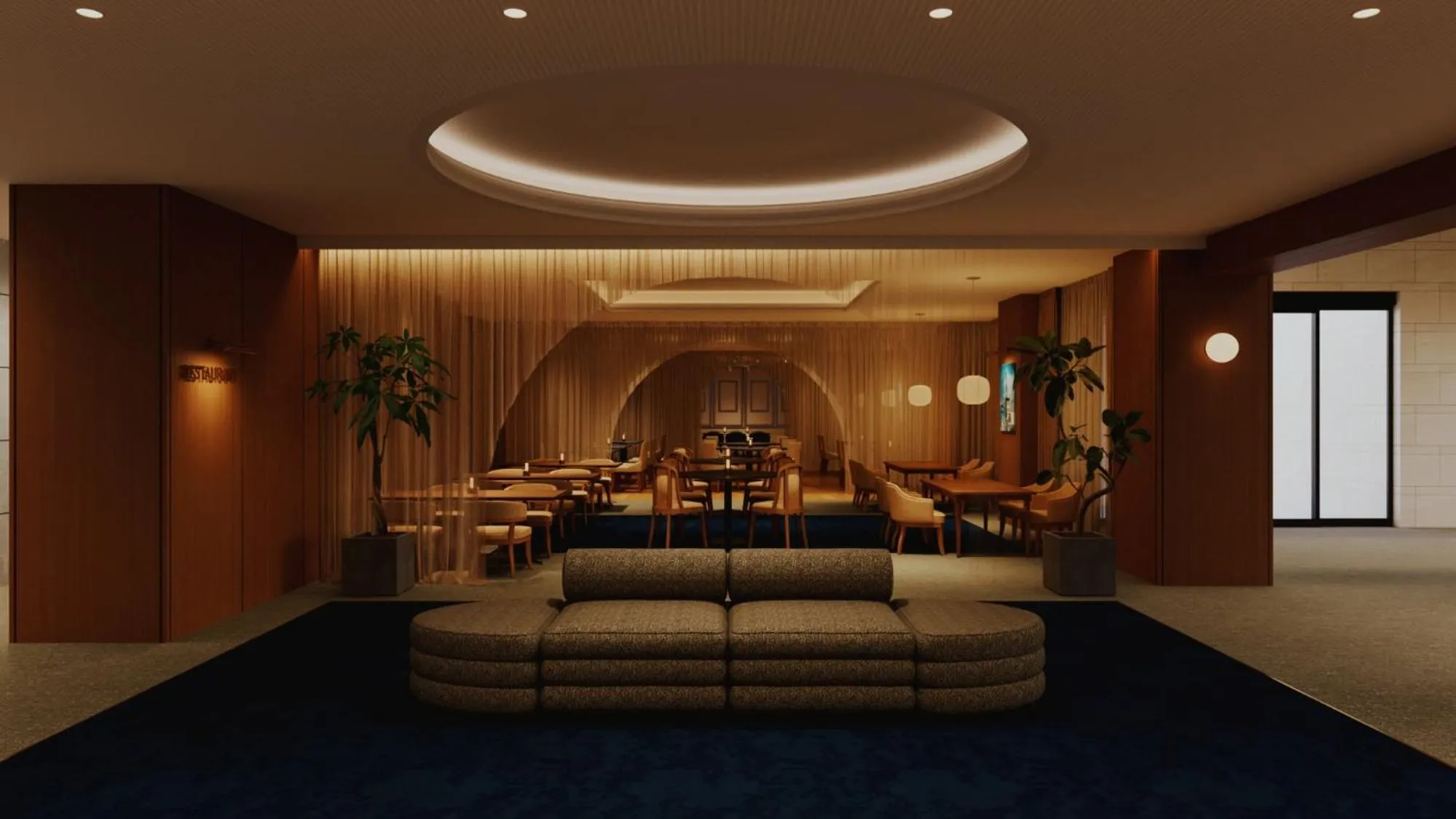 Restaurant/places to eat in Oarai Park Hotel