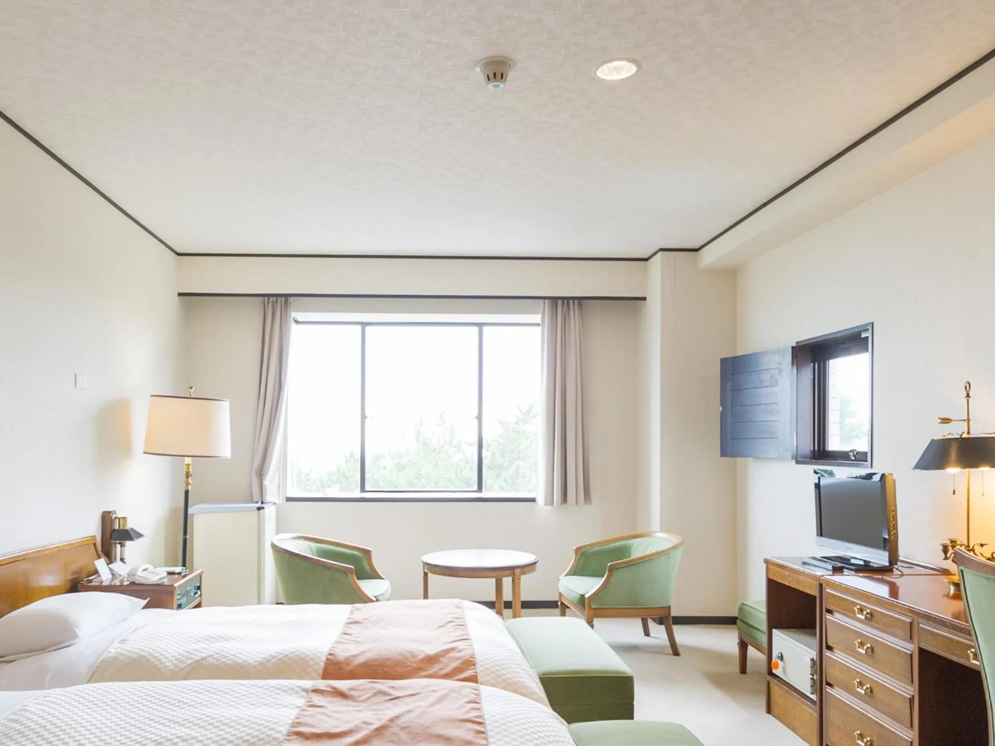 Photo of the whole room, Bed in Oarai Park Hotel