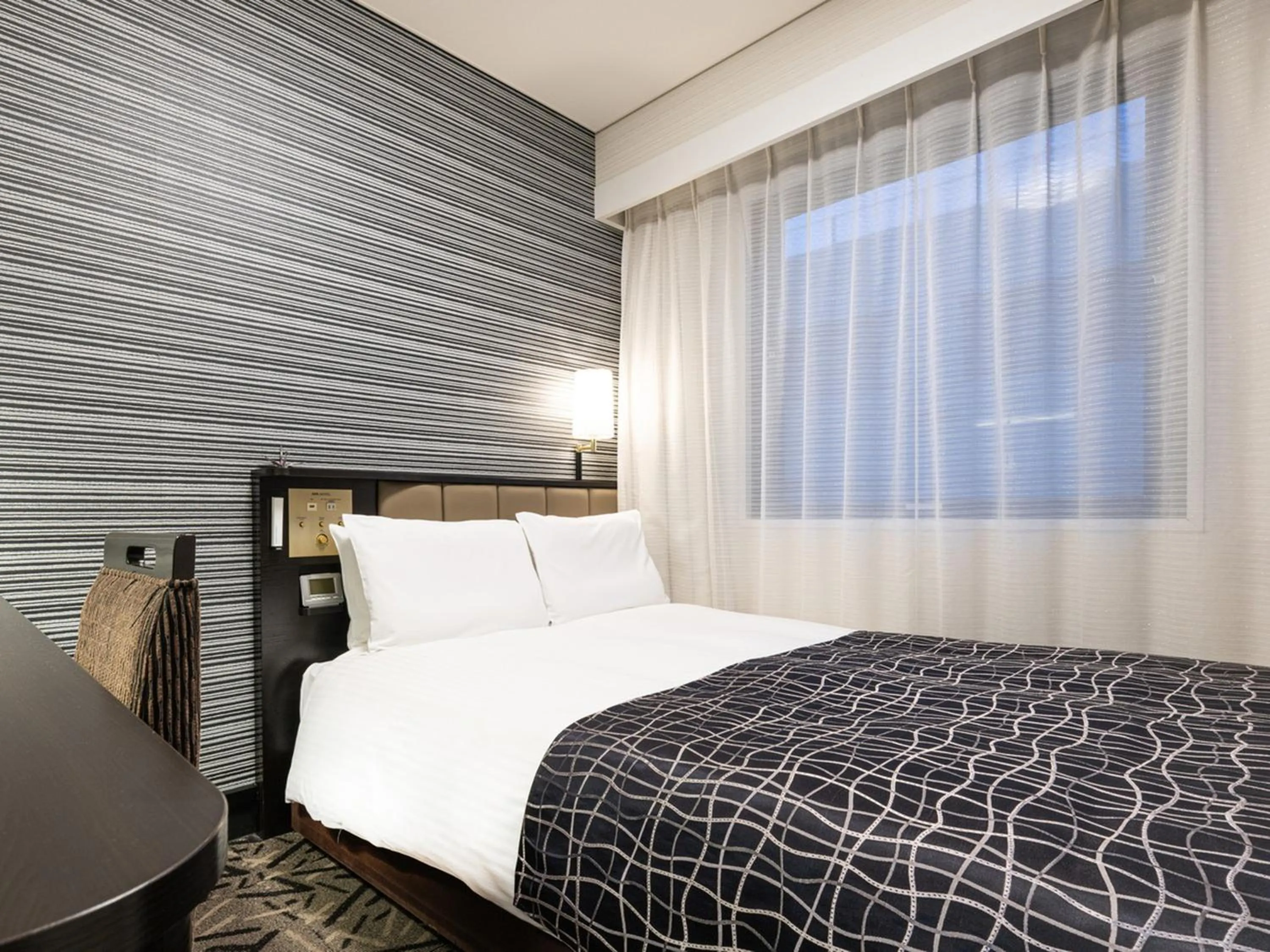 Photo of the whole room, Bed in APA Hotel Nagasaki Ekiminami