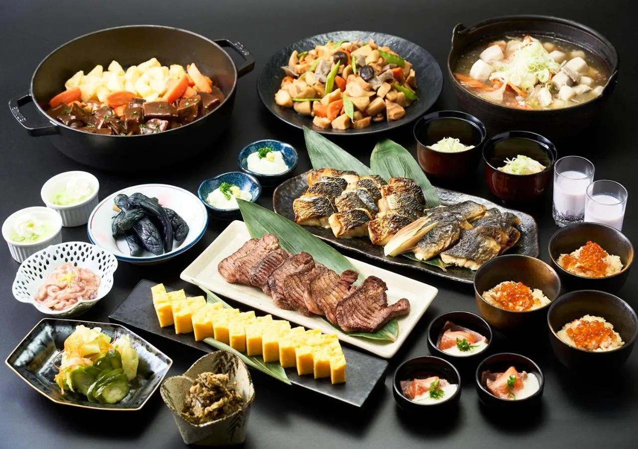 Buffet breakfast in APA Hotel Sendai Eki Itsutsubashi