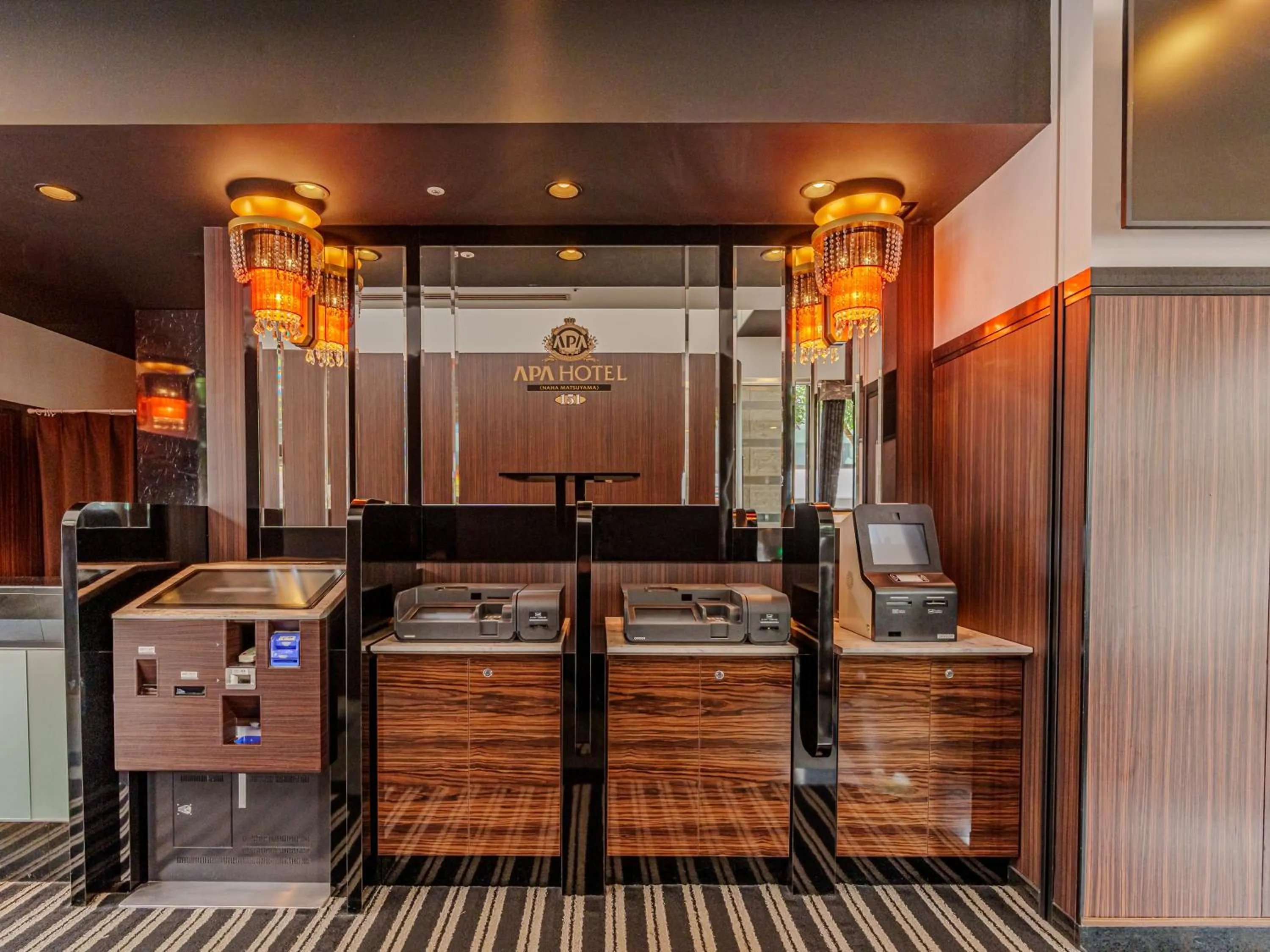 Lobby or reception in APA Hotel Naha Matsuyama