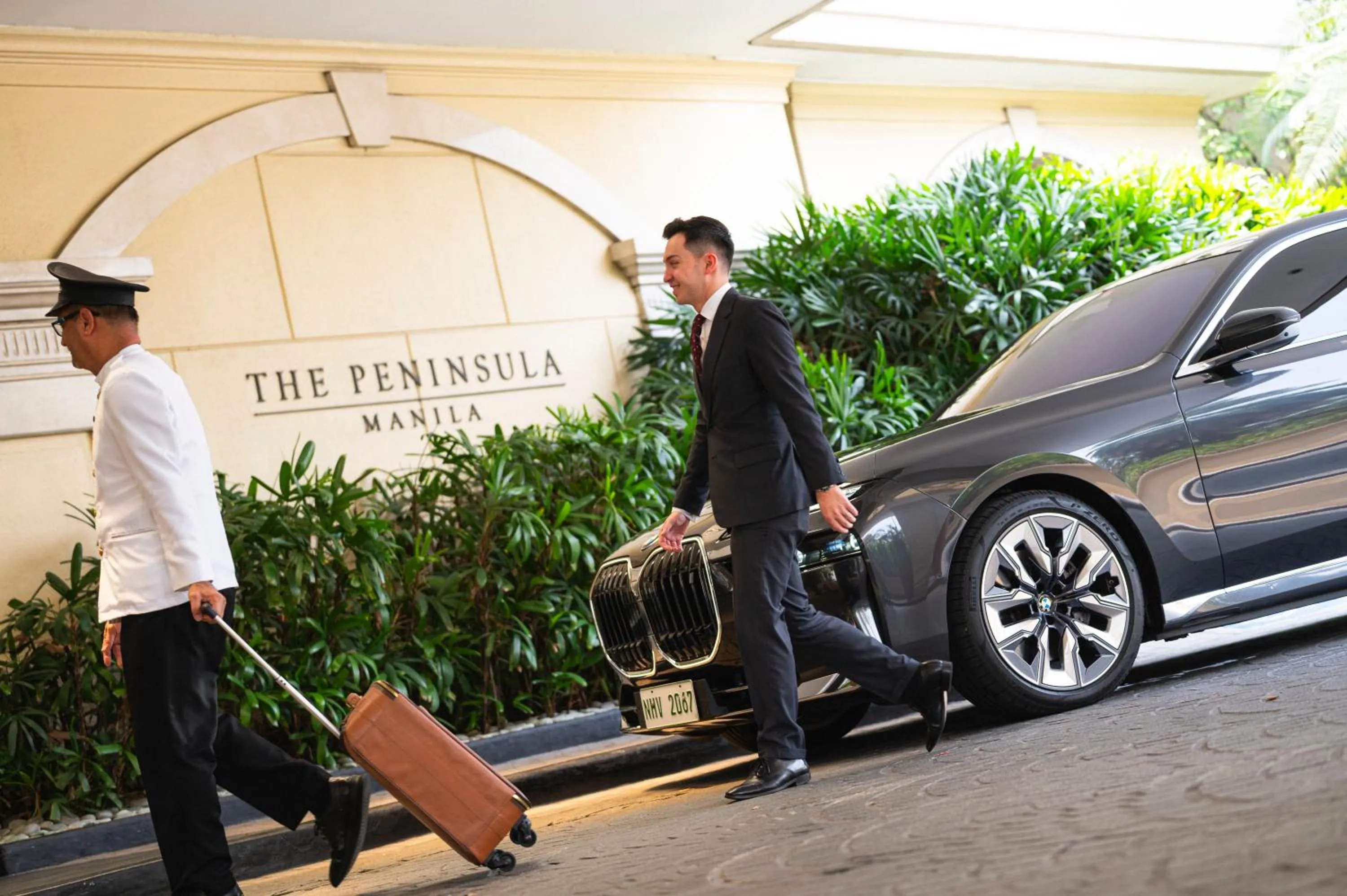 concierge in The Peninsula Manila