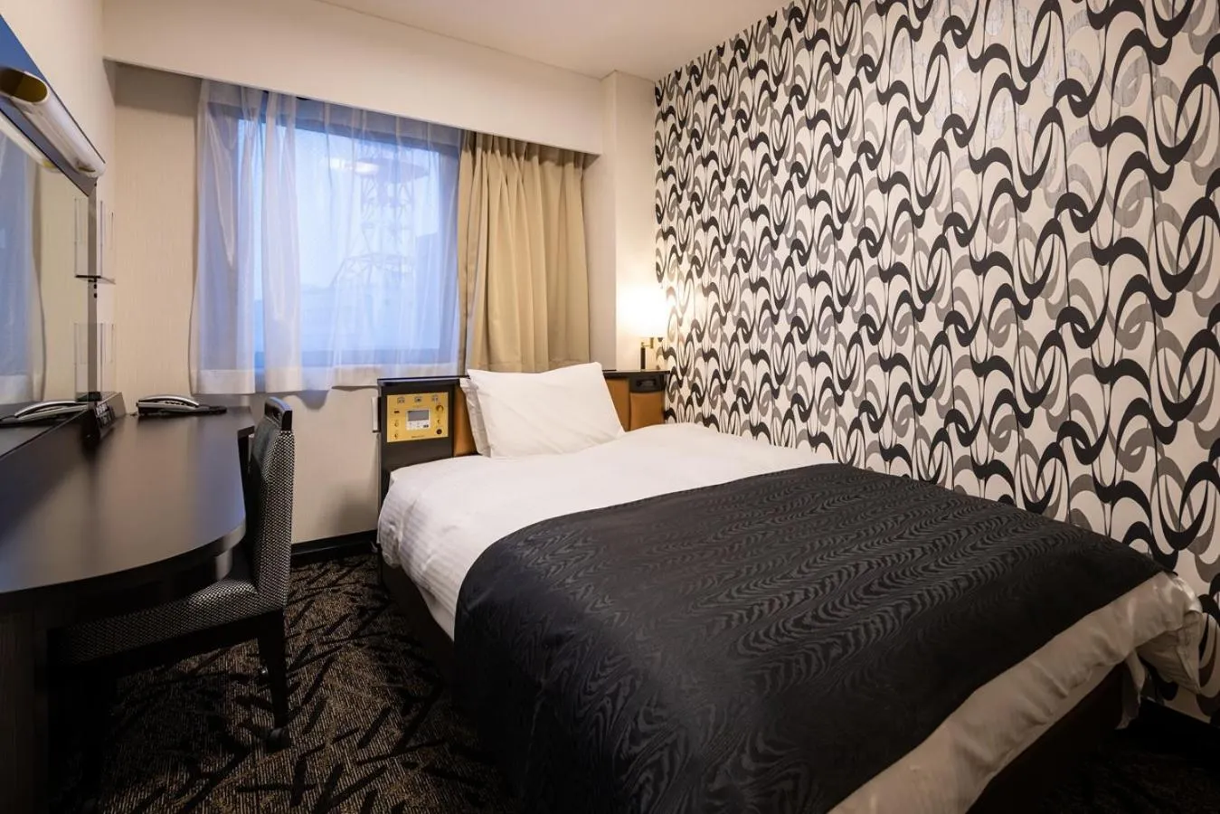 Photo of the whole room, Bed in APA Hotel Koriyama Ekimae