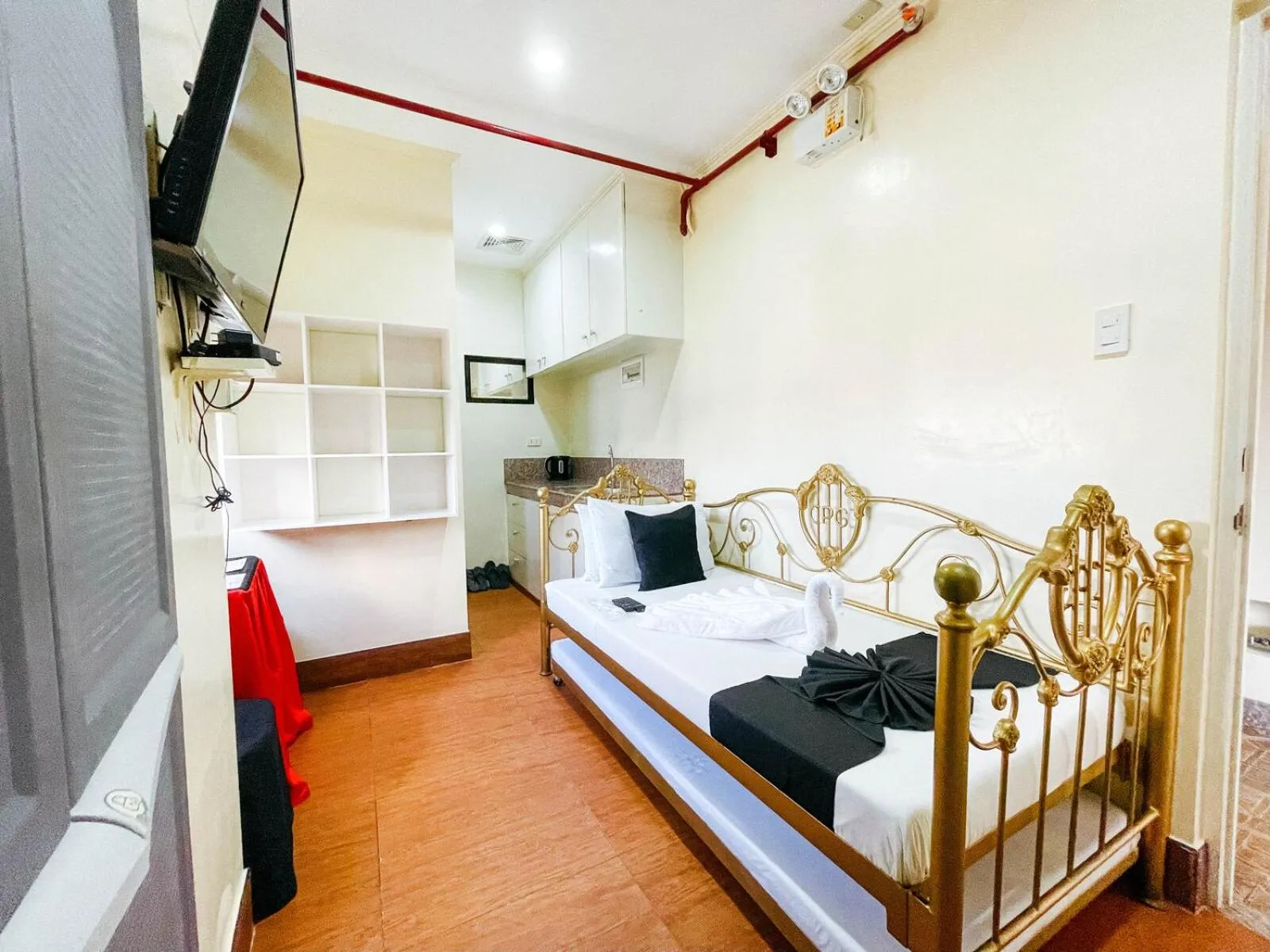 Bed in Chanel Paris Hotel powered by Cocotel