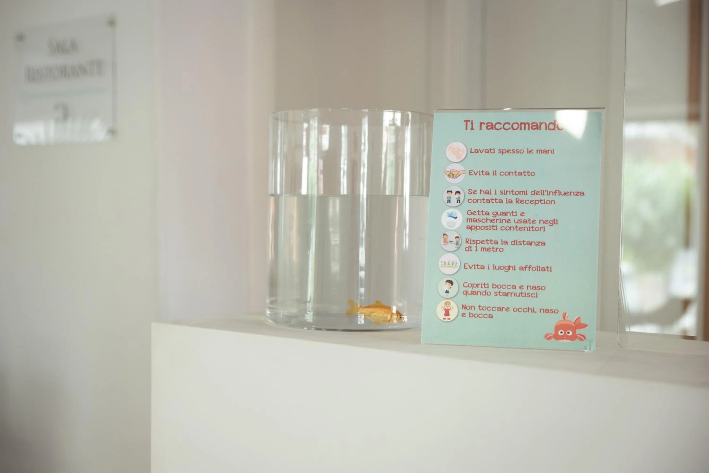 Lobby or reception in Adria Beach Hotel