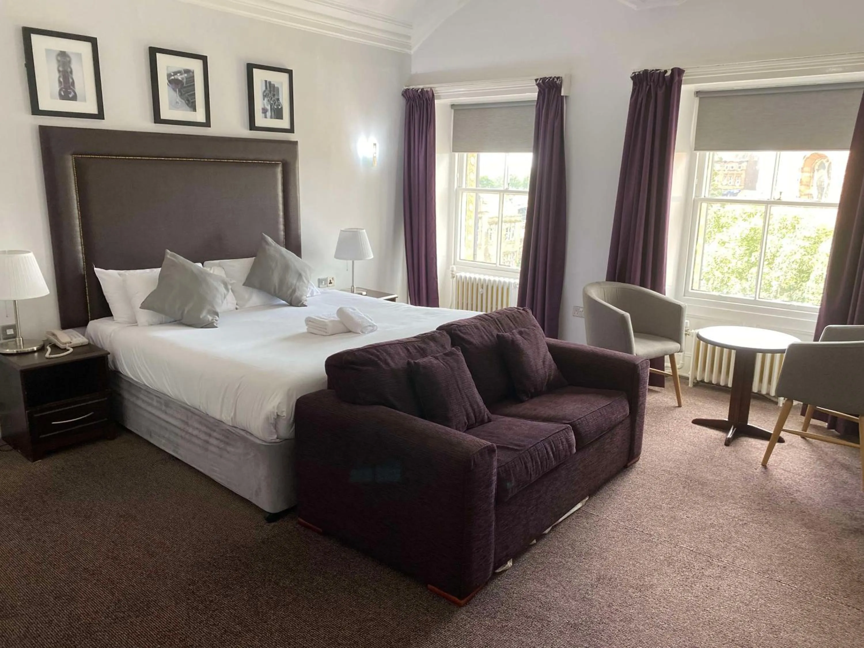 Photo of the whole room, Bed in Carlisle Station Hotel, Sure Hotel Collection by BW