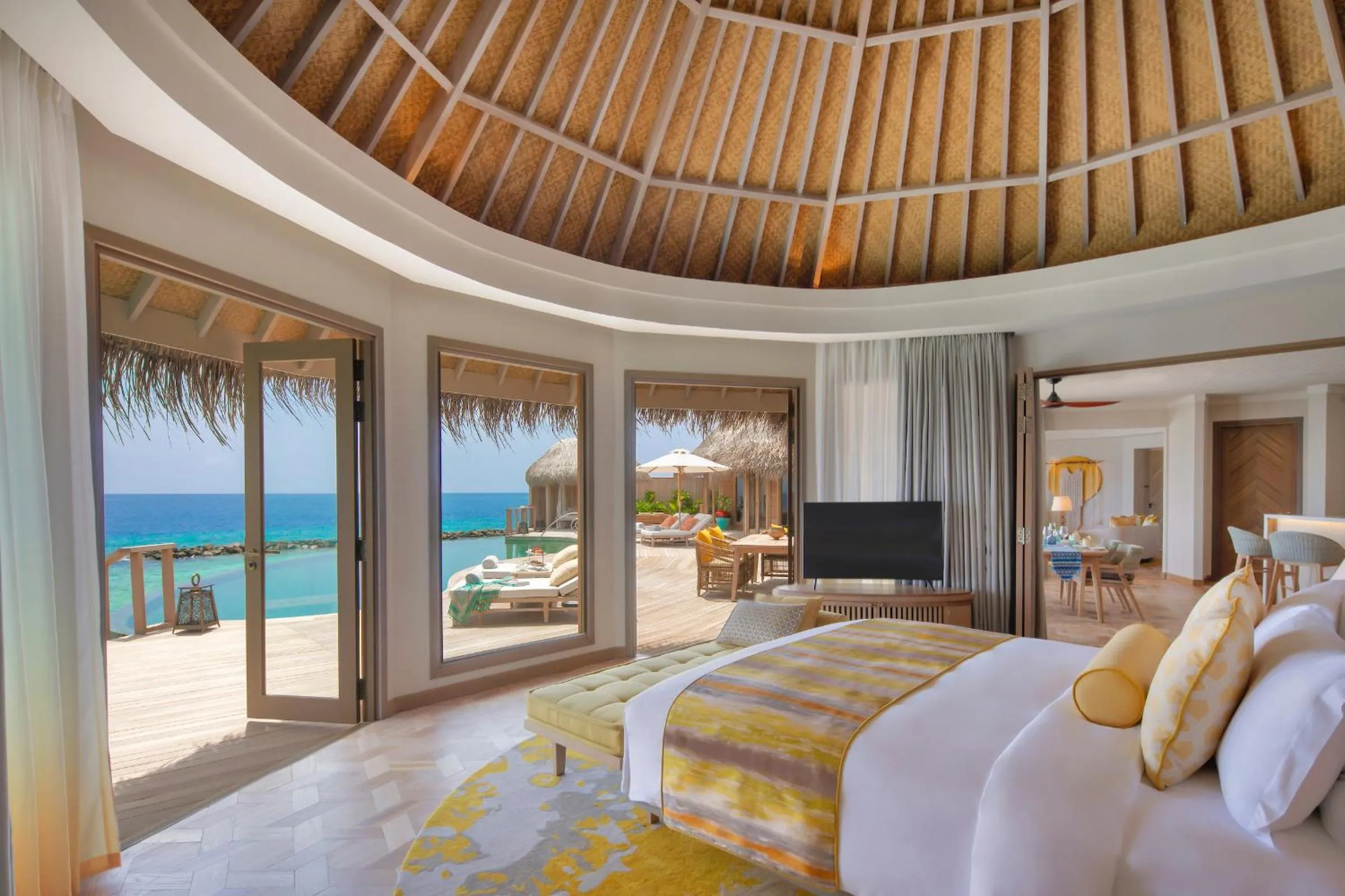 Bedroom, Bed in The Nautilus Maldives