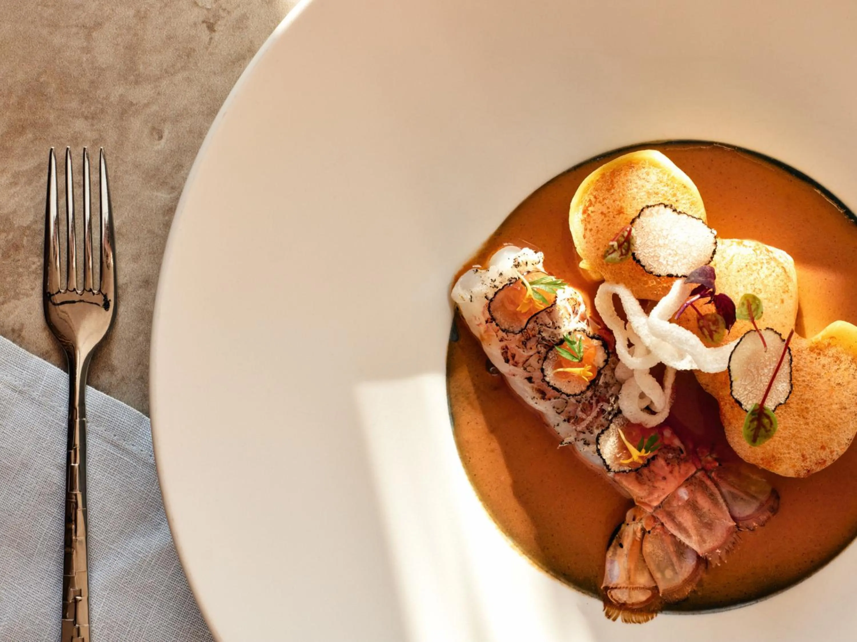 Food close-up in The Nautilus Maldives